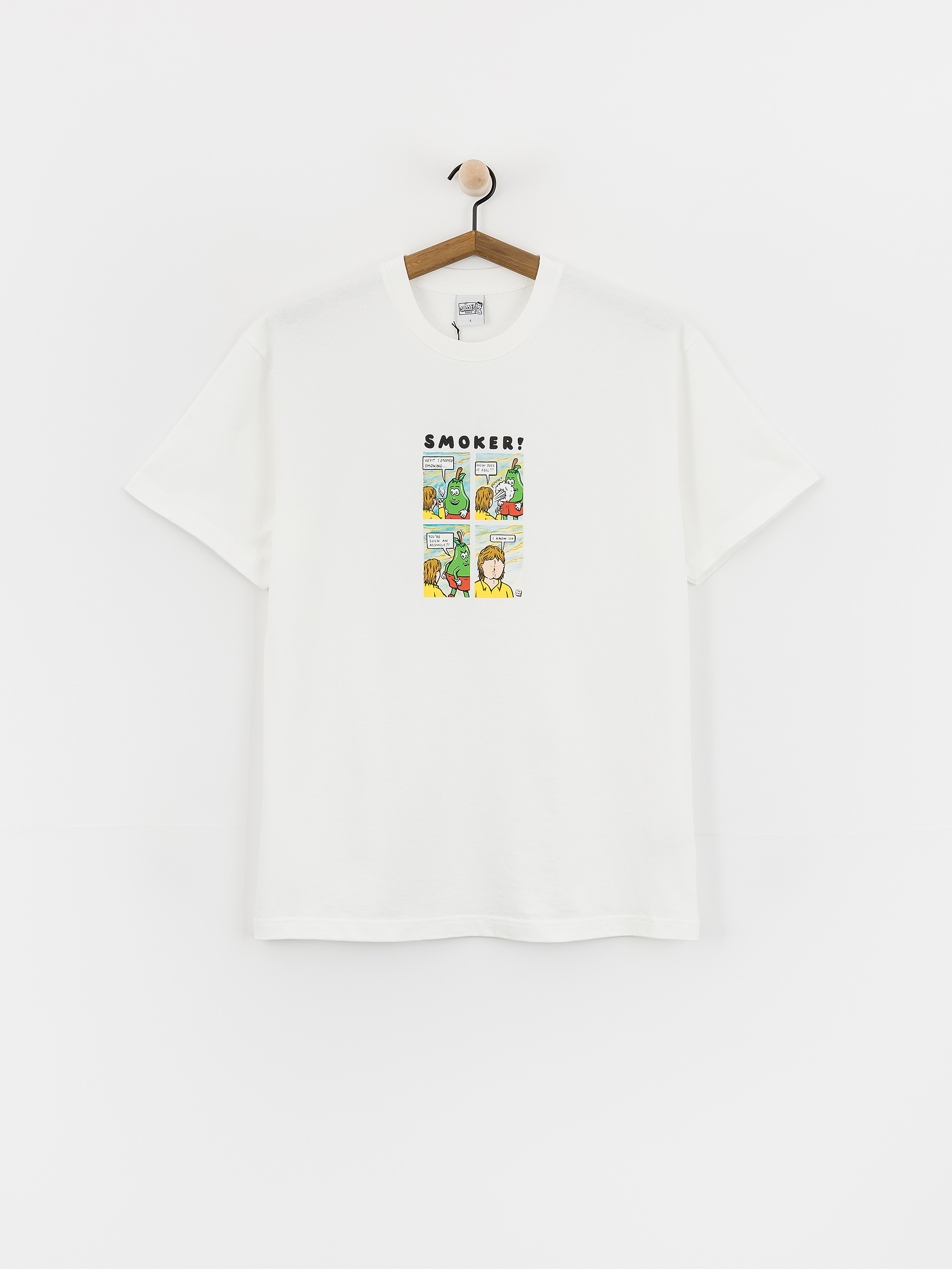 Tričko Polar Skate Smoker! (white)