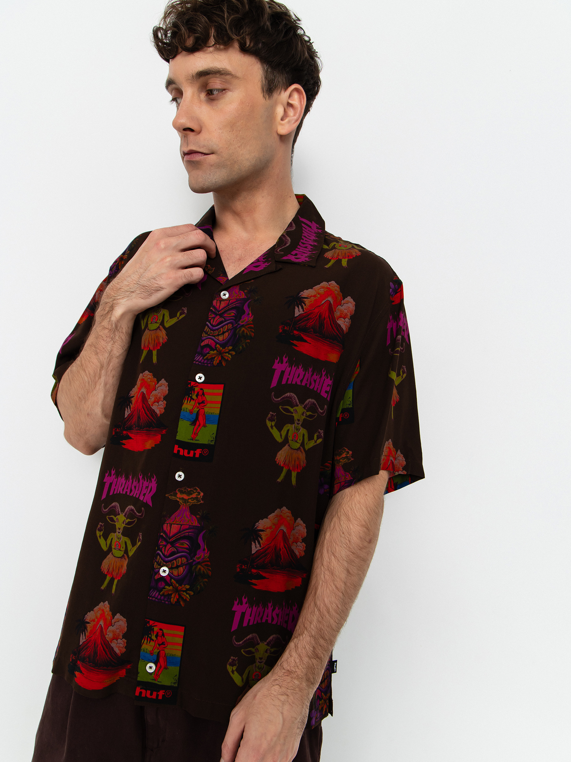 Košile HUF X Thrasher Hawaiian