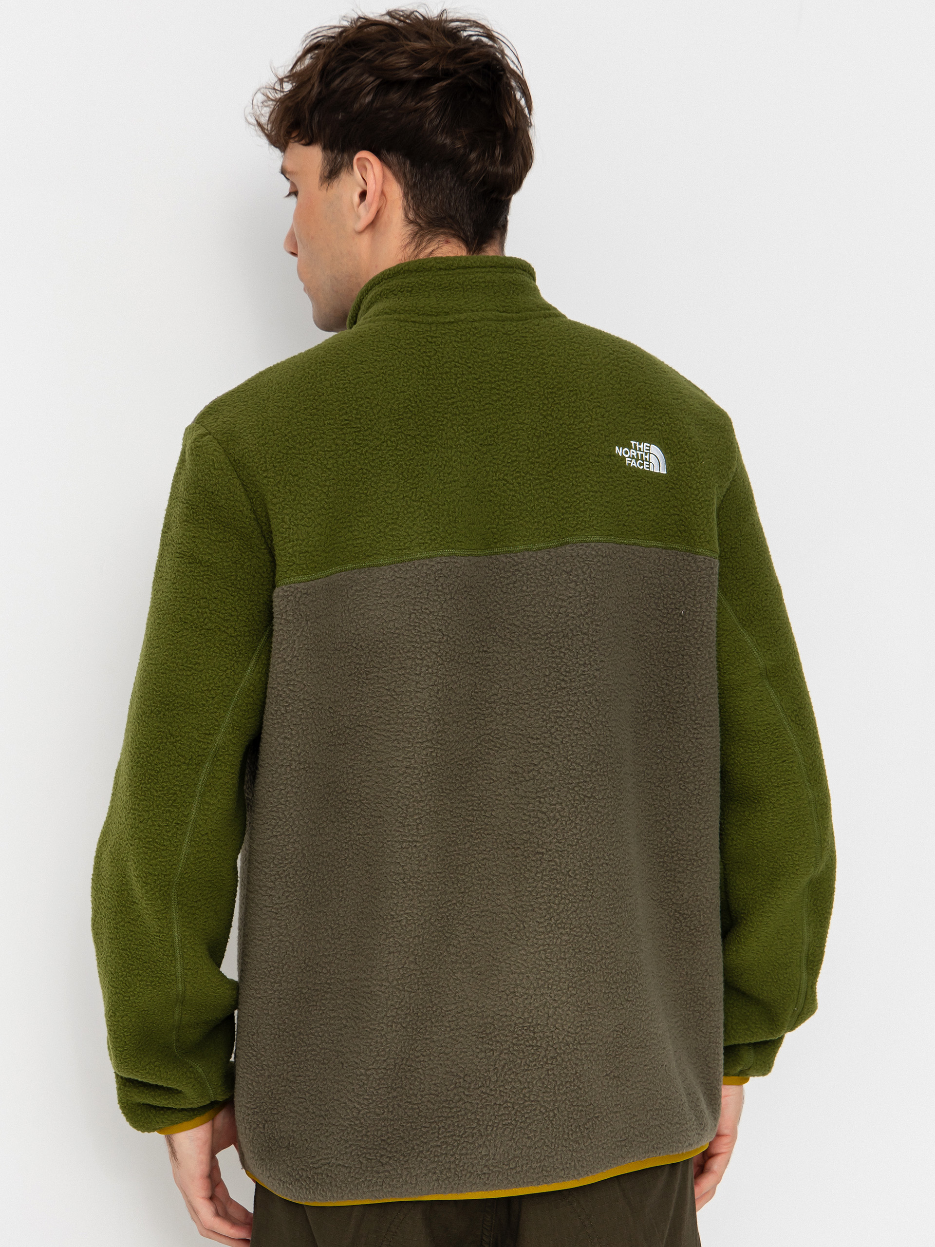 Pánský Fleecová mikina The North Face Yumiori 1/4 Zip (new taupe green/woodlan)