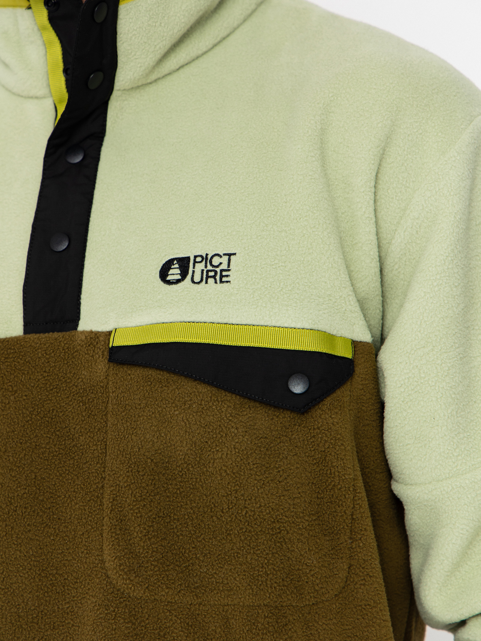 Pánský Fleecová mikina Picture Arcca 1/4 Zip (tobacco)