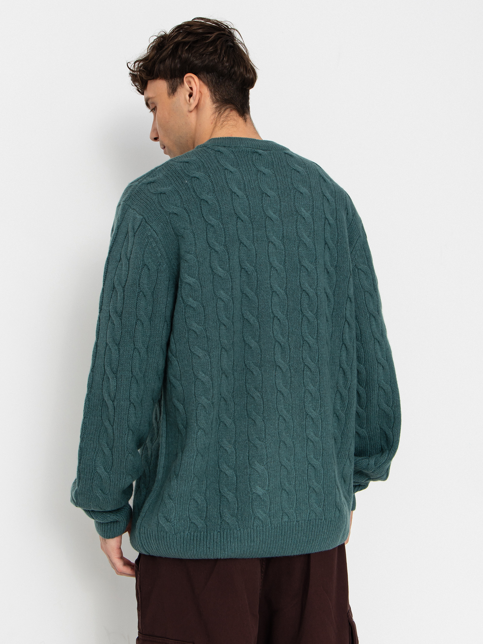 Svetr Carhartt WIP Signature (silver pine/jupiter)