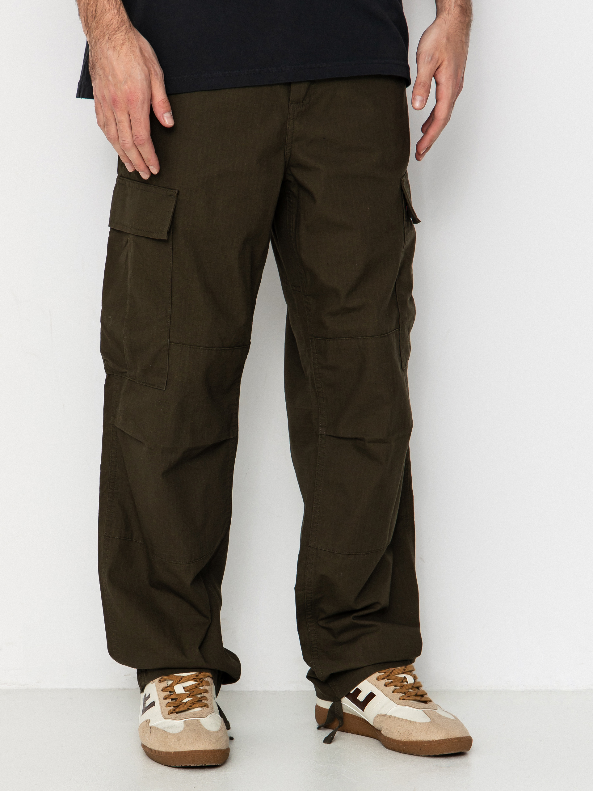 Kalhoty Carhartt WIP Regular Cargo (cypress/rinsed)