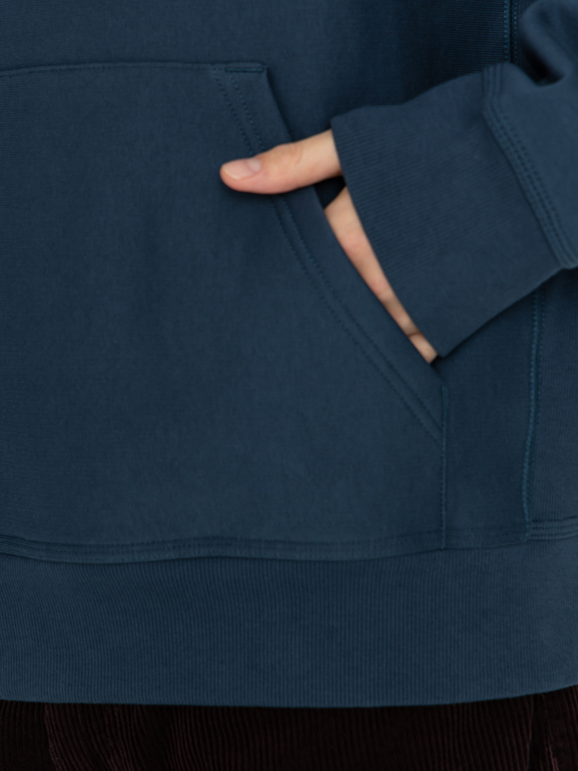 Mikina s kapucí Carhartt WIP American Script HD (office blue)