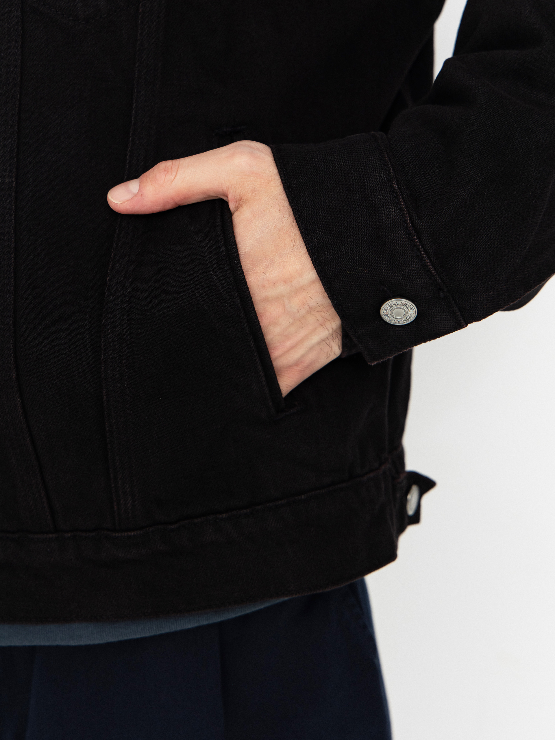 Bunda Carhartt WIP Everson Trucker (everson print/black/palisander)