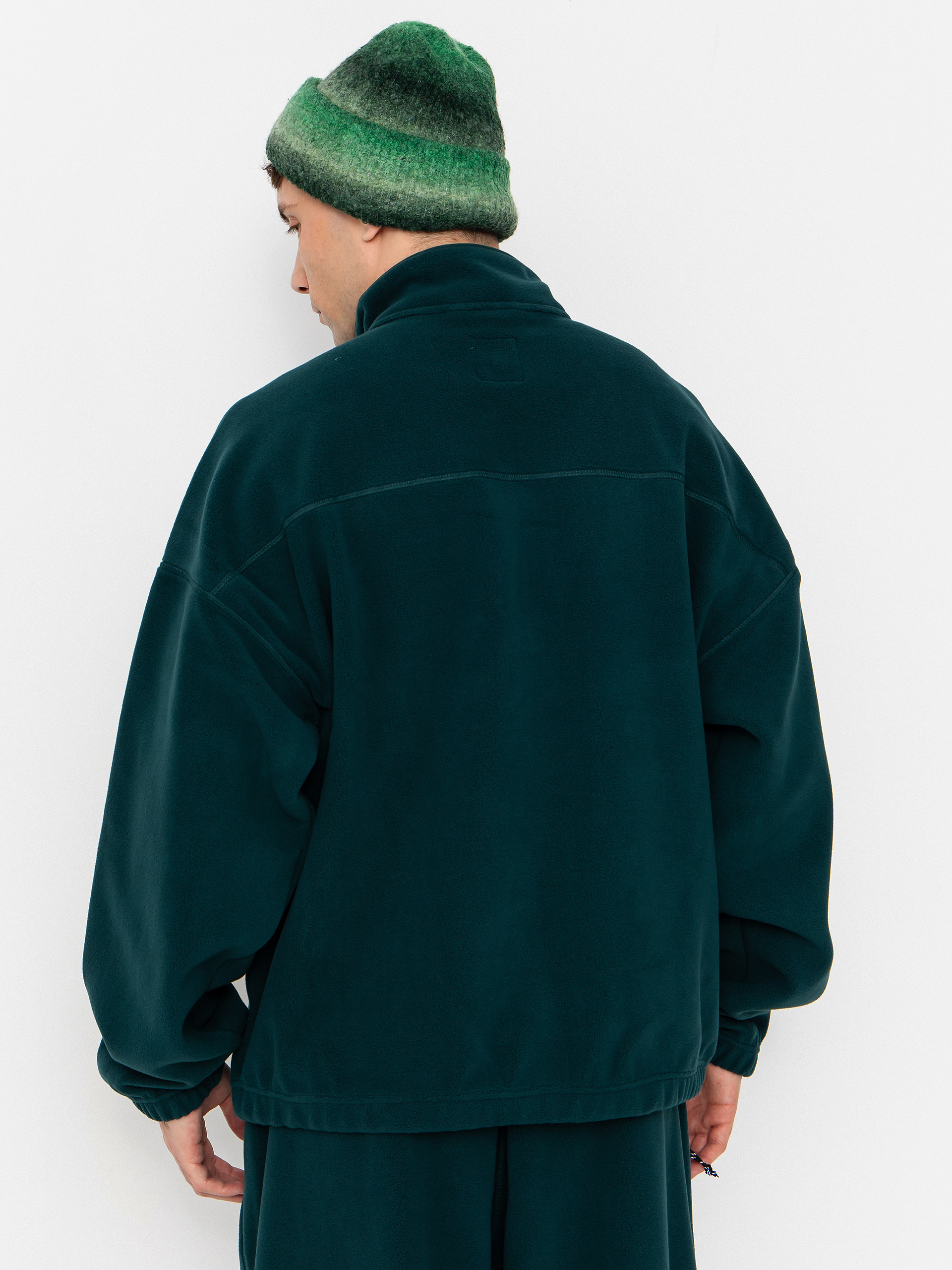 Svetr Polar Skate Ivan Half Zip (dark emerald)