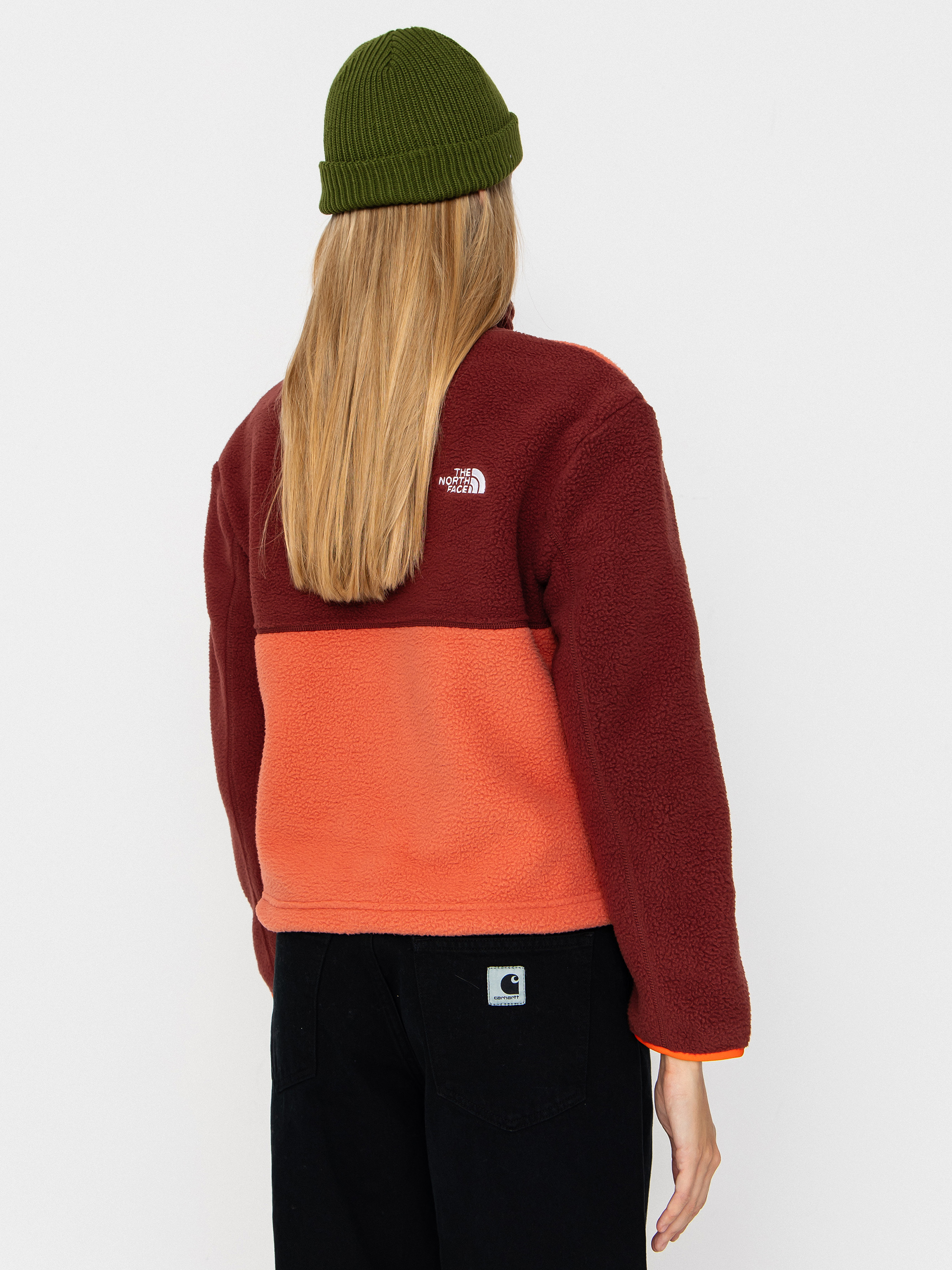 Pánský Fleecová mikina The North Face Yumiori 1/4 Zip (mars dust/sumac/solar f)