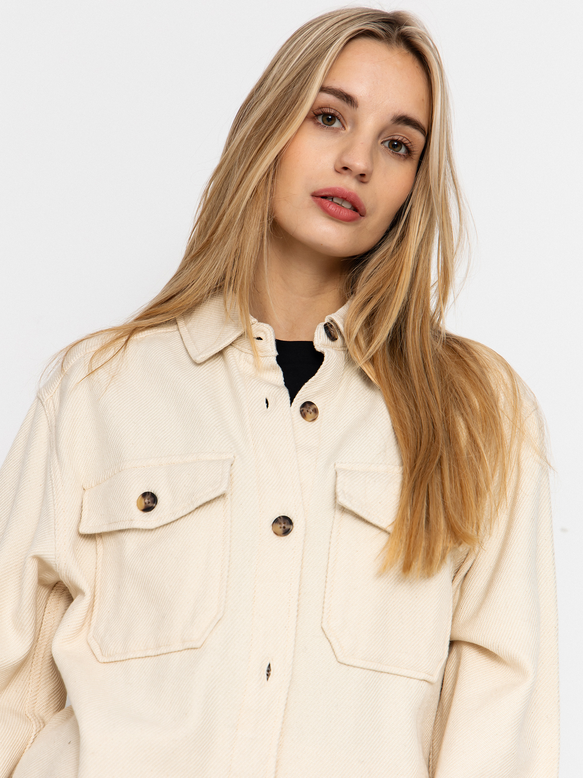 Bunda Patagonia Fjord Loft Overshirt Wmn (undyed natural)