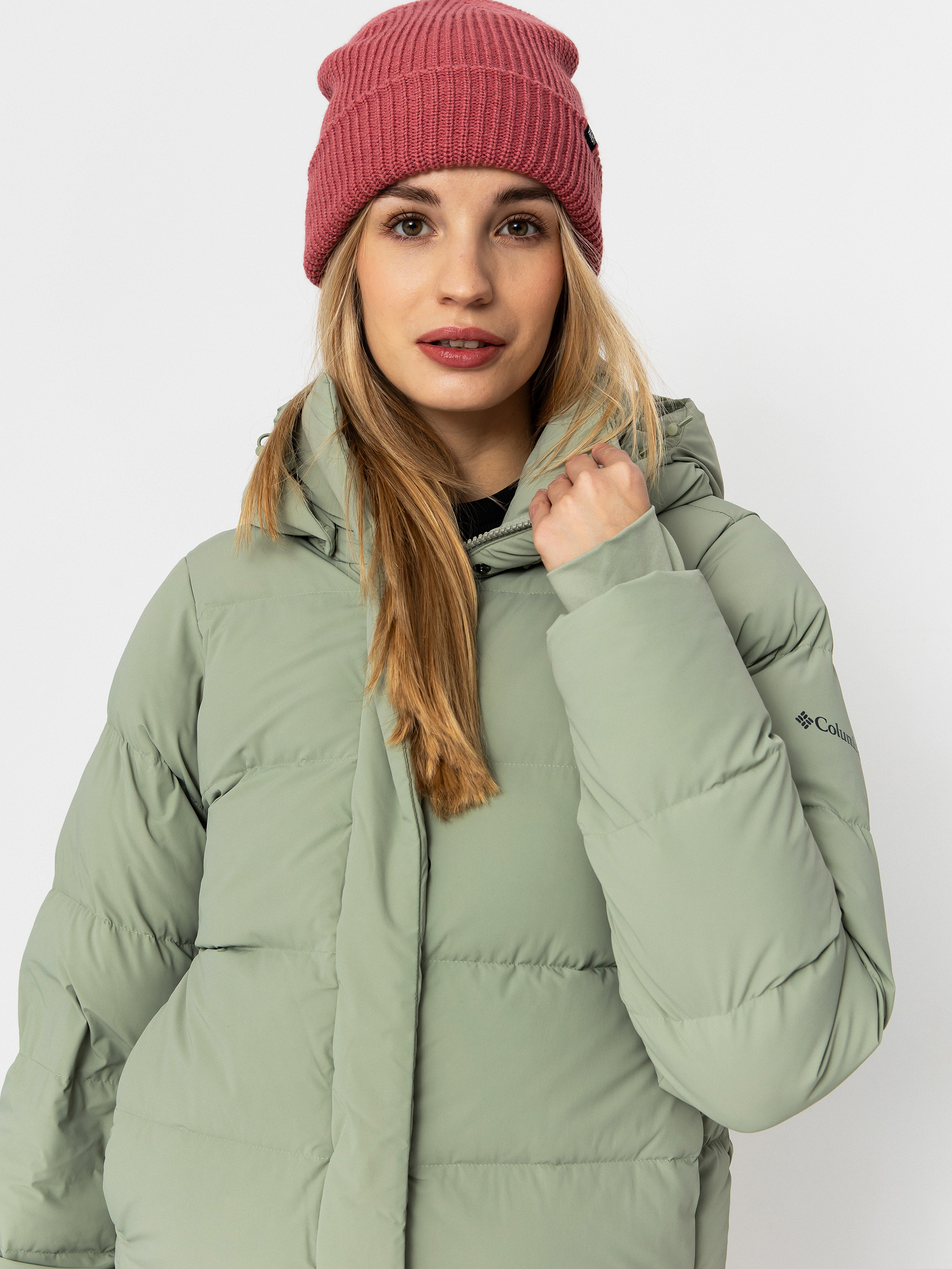 Bunda Columbia Amaze Puff Mid Hooded Wmn (safari)
