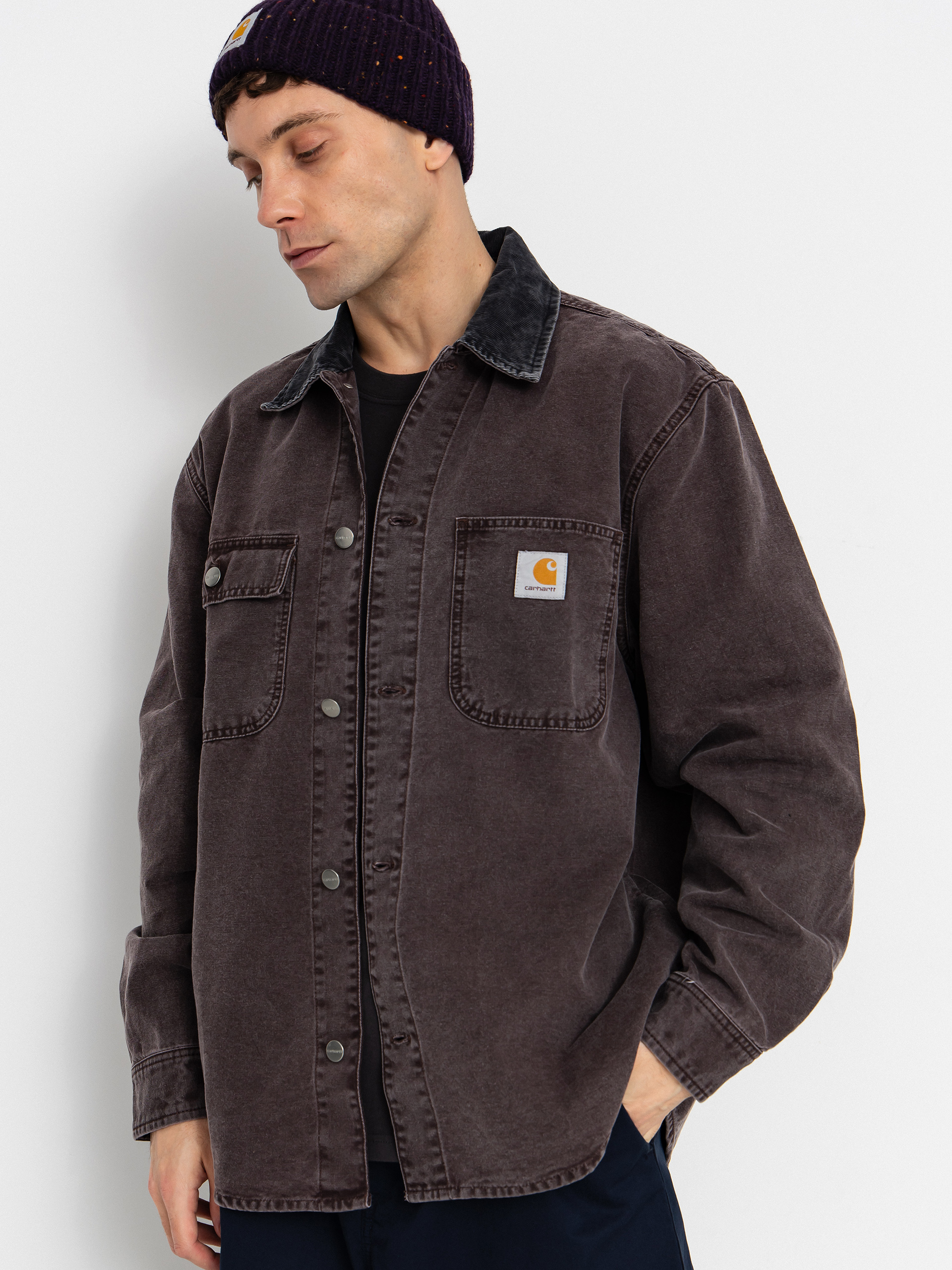 Bunda Carhartt WIP Mitch (palisander/black)