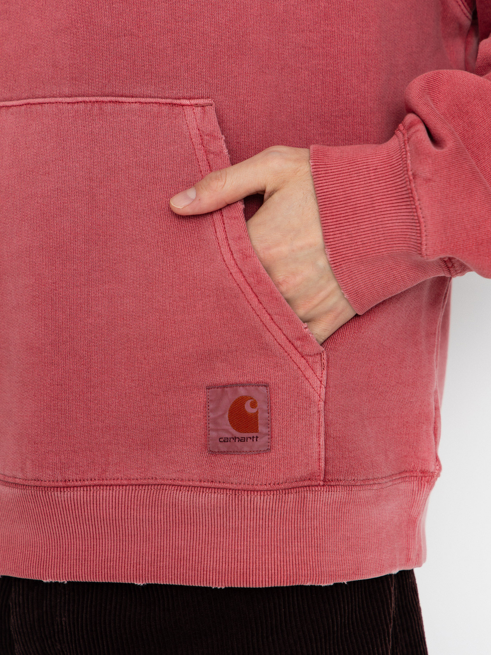 Mikina s kapucí Carhartt WIP Torion HD (marsala)