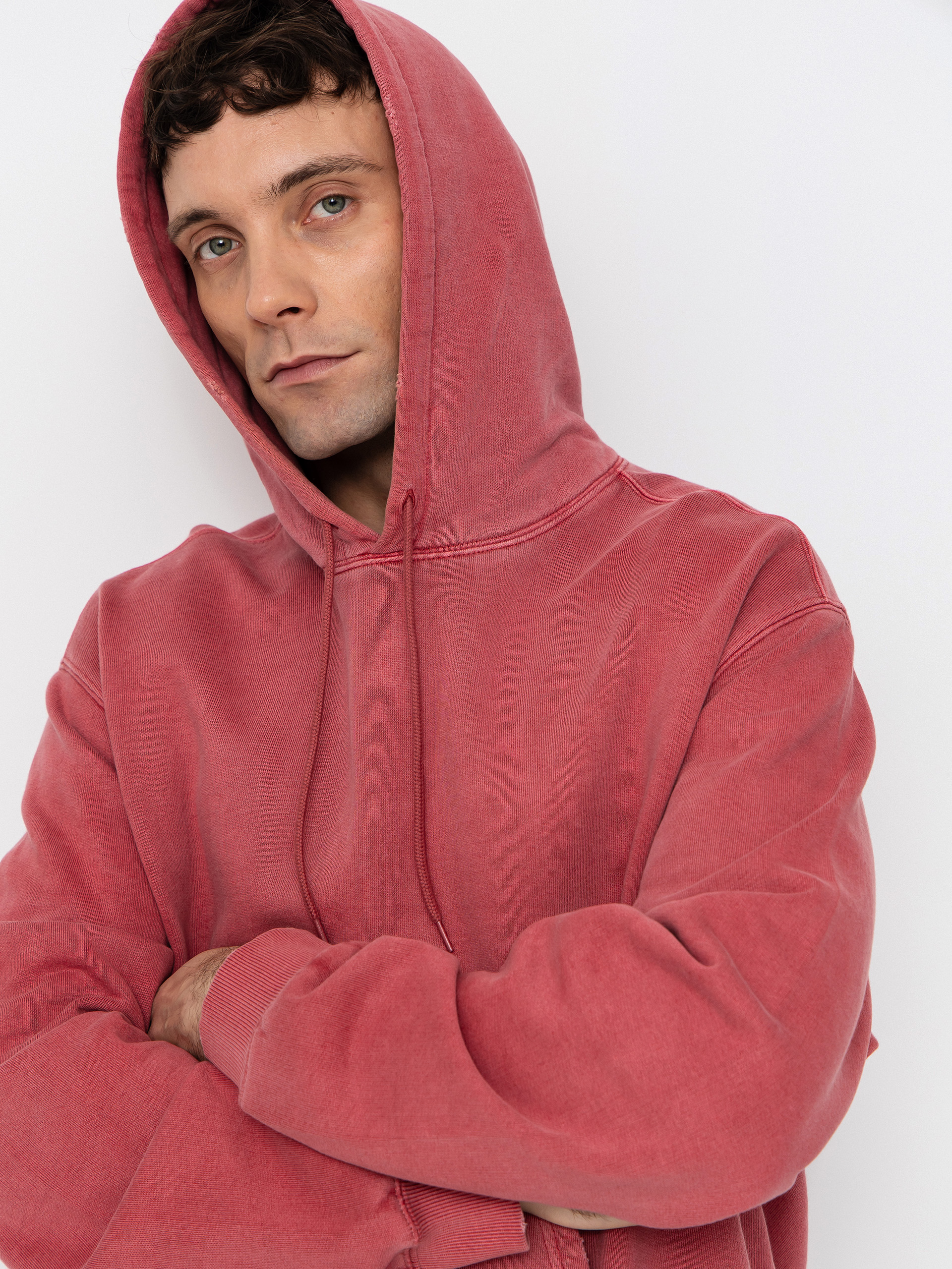 Mikina s kapucí Carhartt WIP Torion HD (marsala)