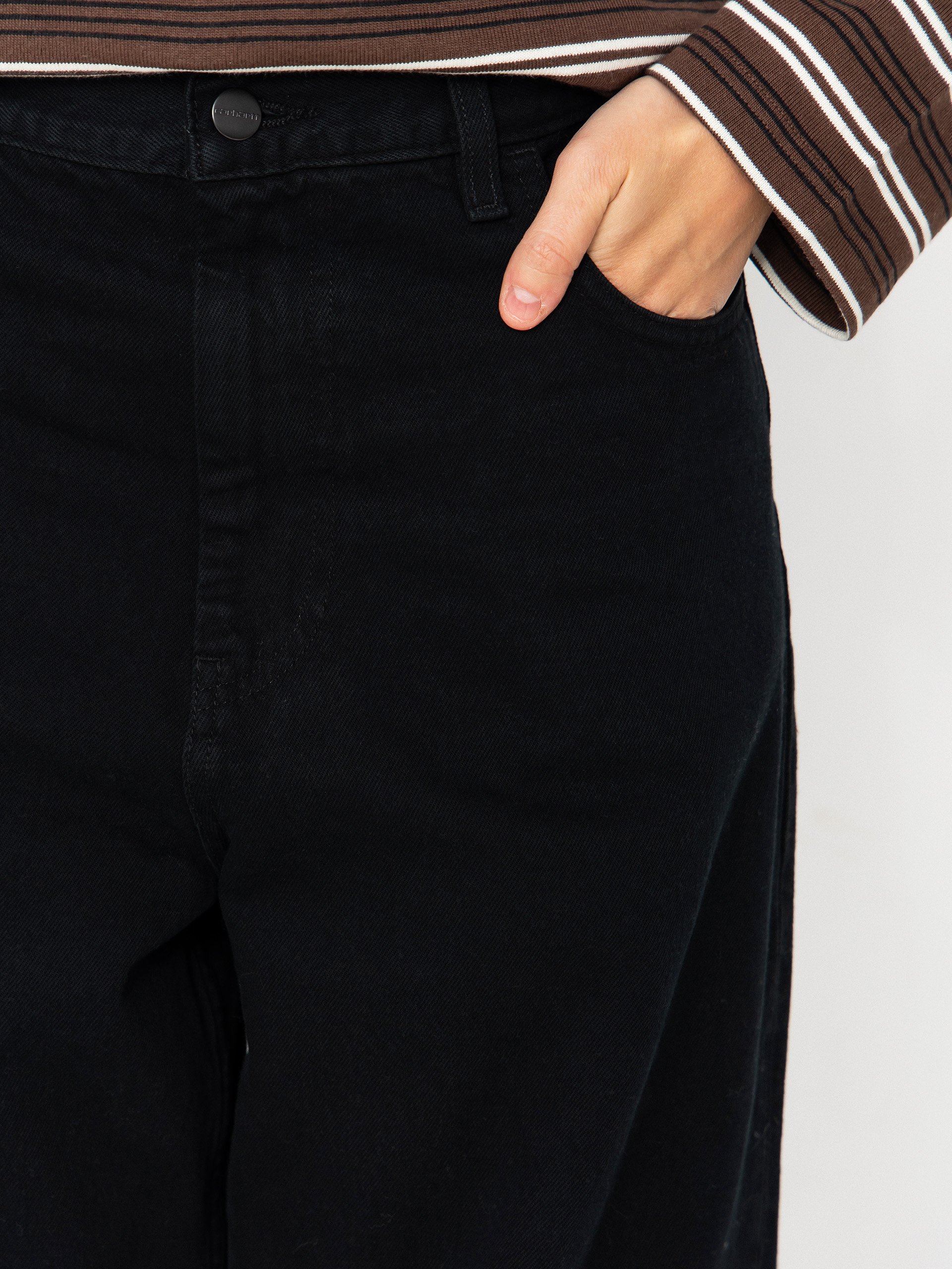 Kalhoty Carhartt WIP Brandon Wmn (blue/midnight wash)