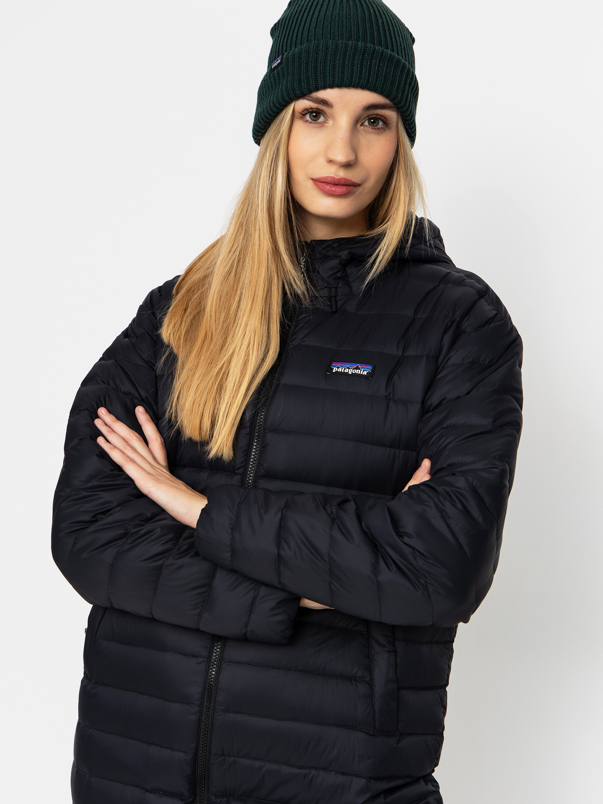 Bunda Patagonia Recycled Down Sweater Parka Wmn (black)