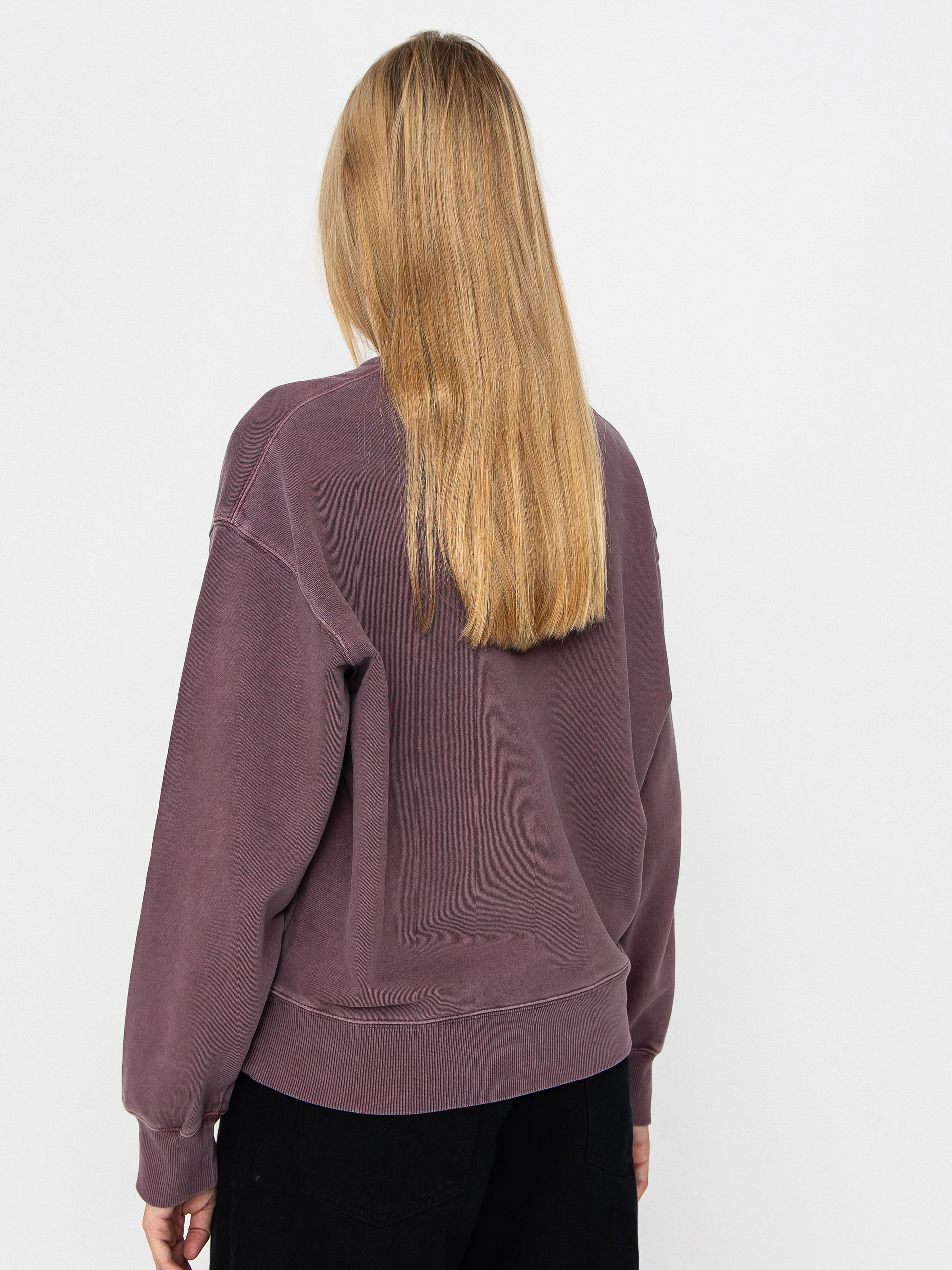 Mikina Carhartt WIP Nelson Wmn (phlox/garment dyed)