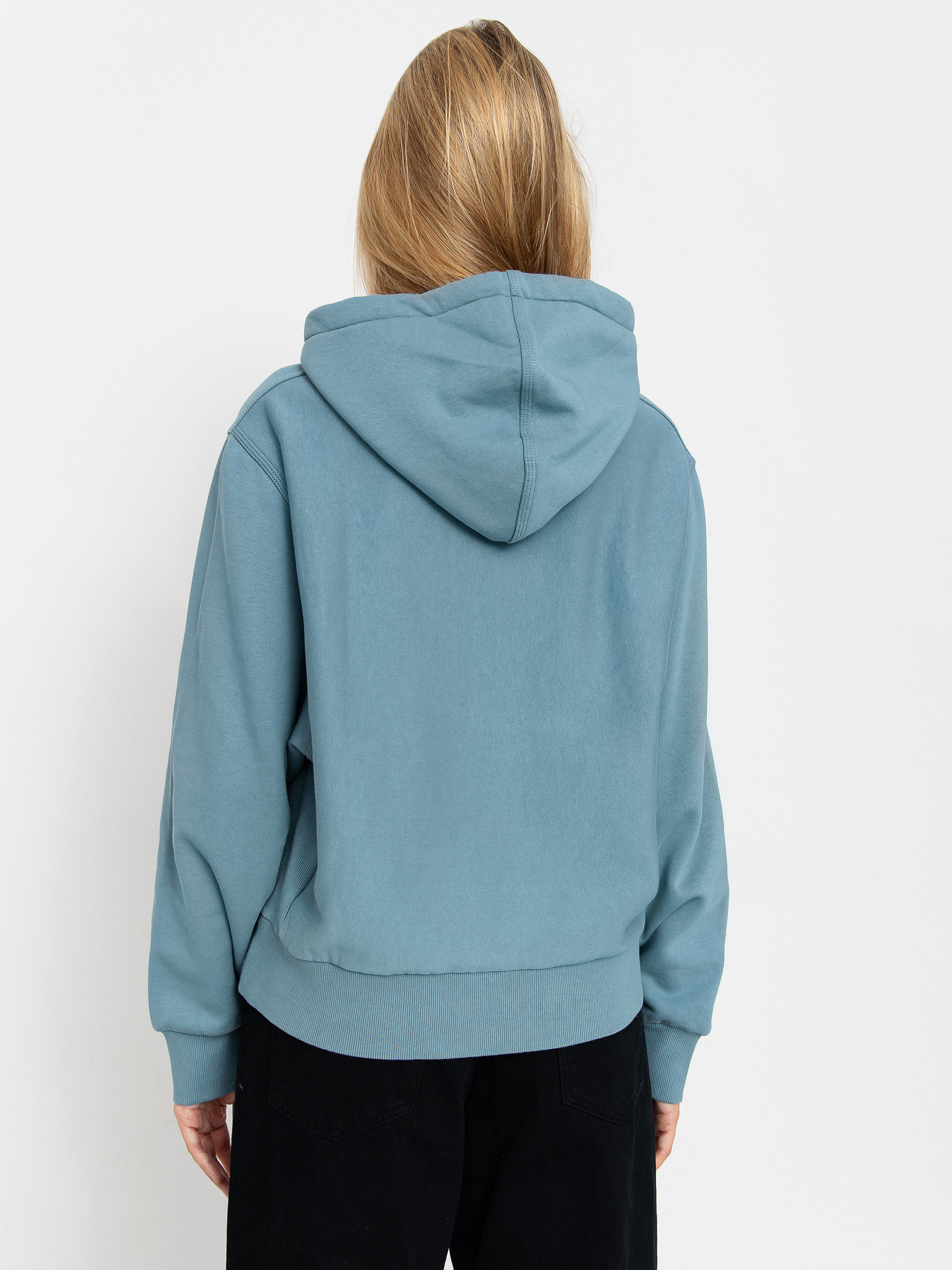 Mikina s kapucí Carhartt WIP American Script HD Wmn (citadel)