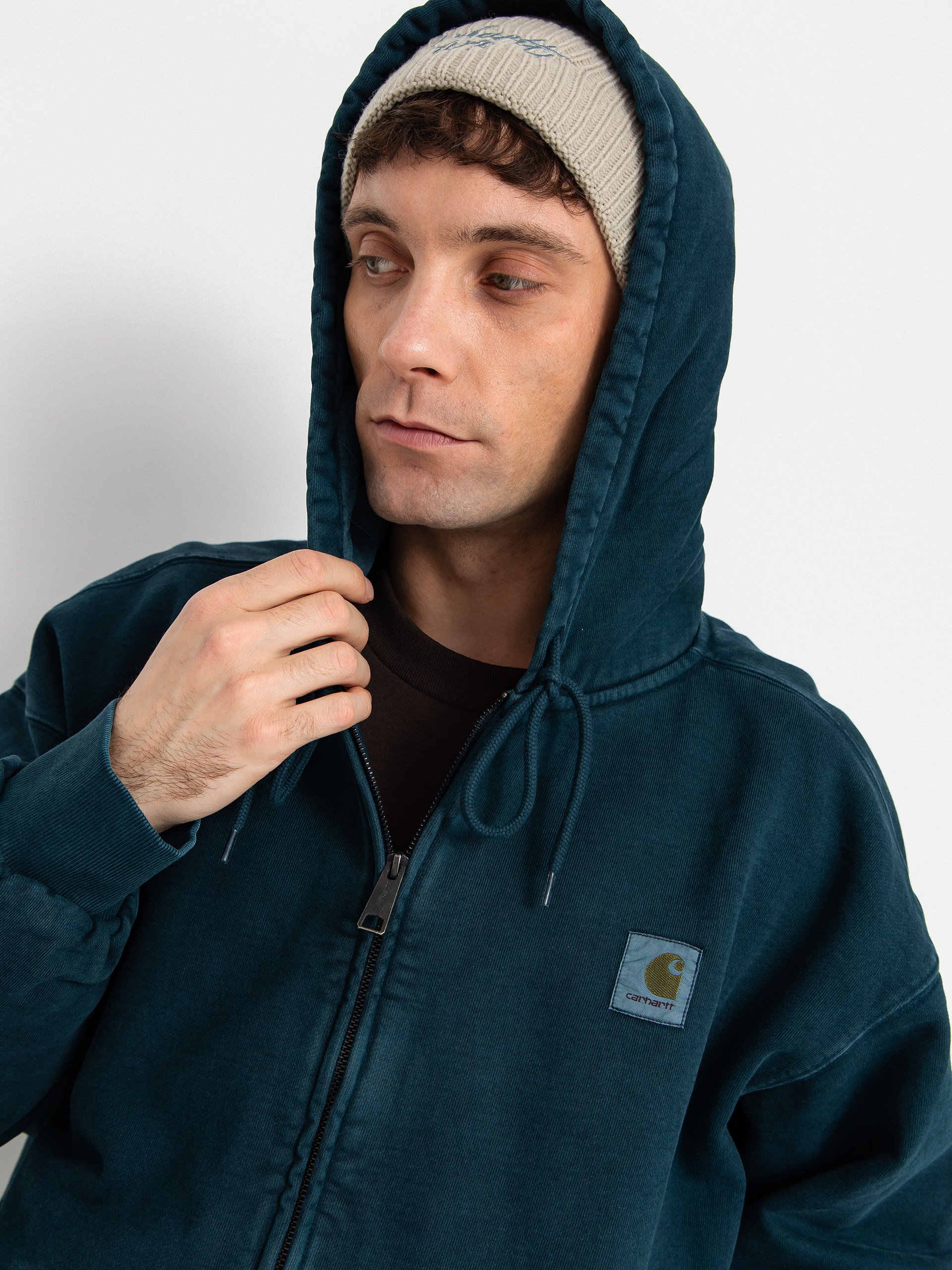 Bunda Carhartt WIP Vista ZHD (deep lagoon/garment dyed)