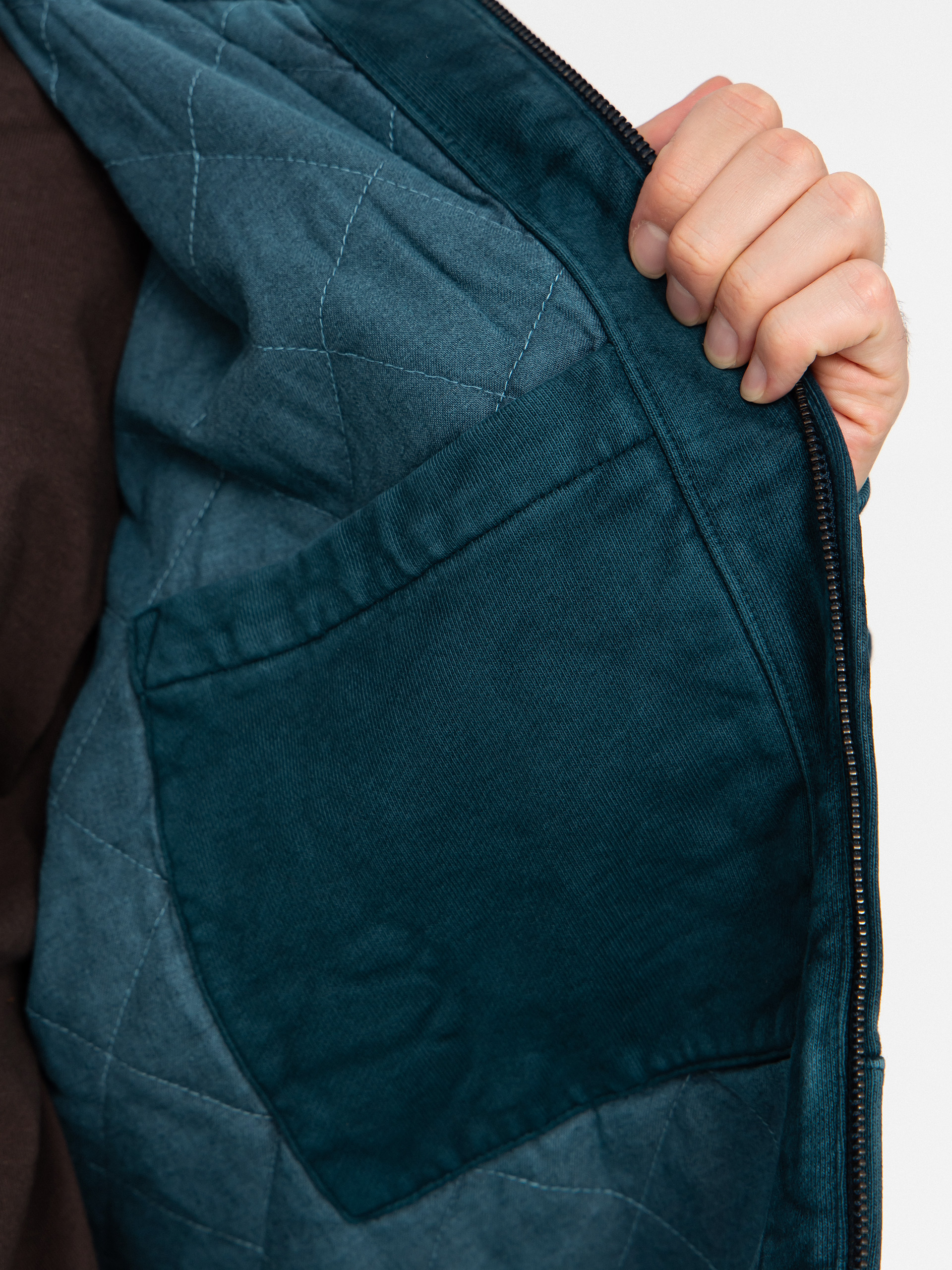 Bunda Carhartt WIP Vista ZHD (deep lagoon/garment dyed)