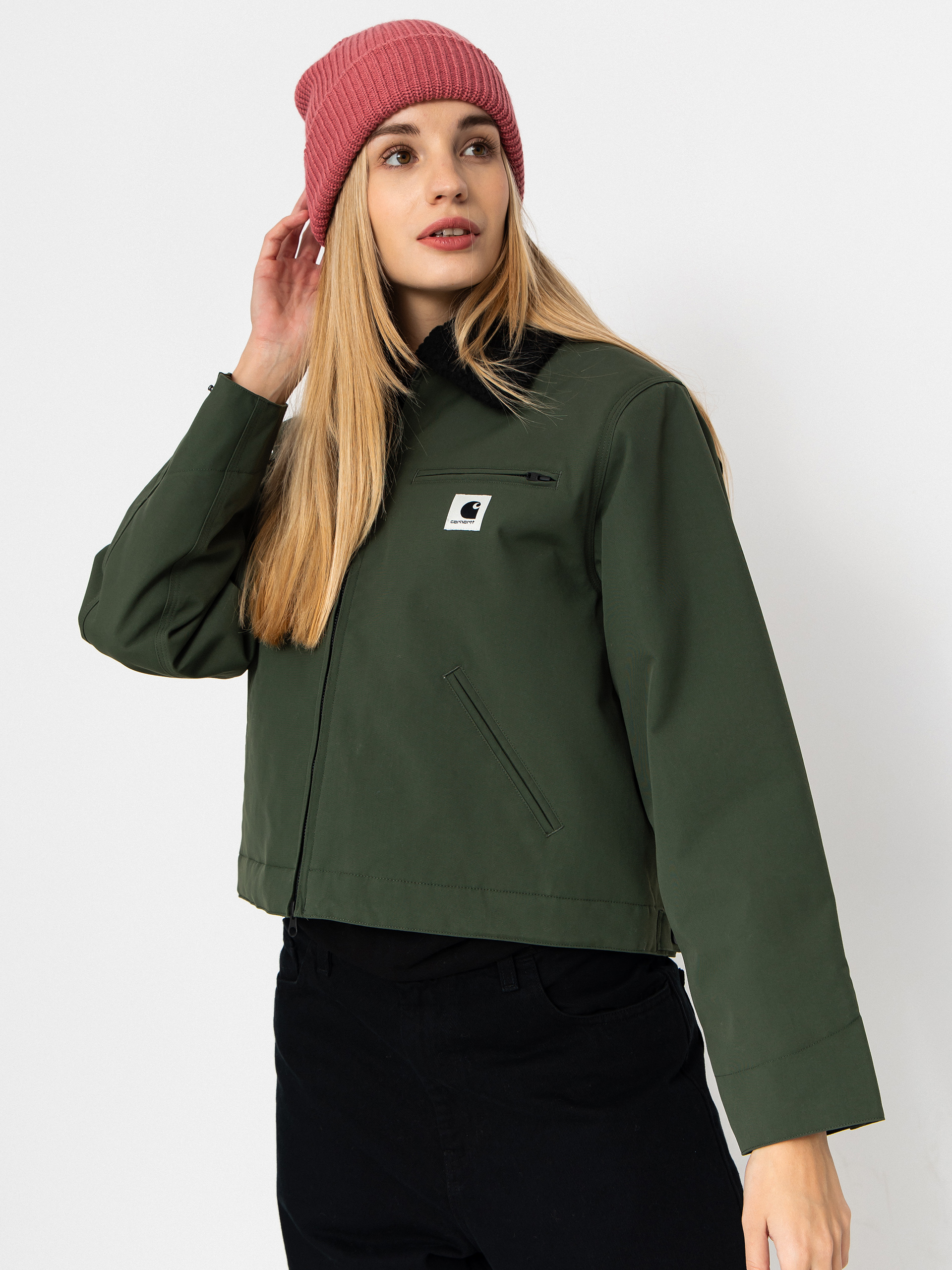 Bunda Carhartt WIP Newkirk Wmn (opuntia/wild dog print)