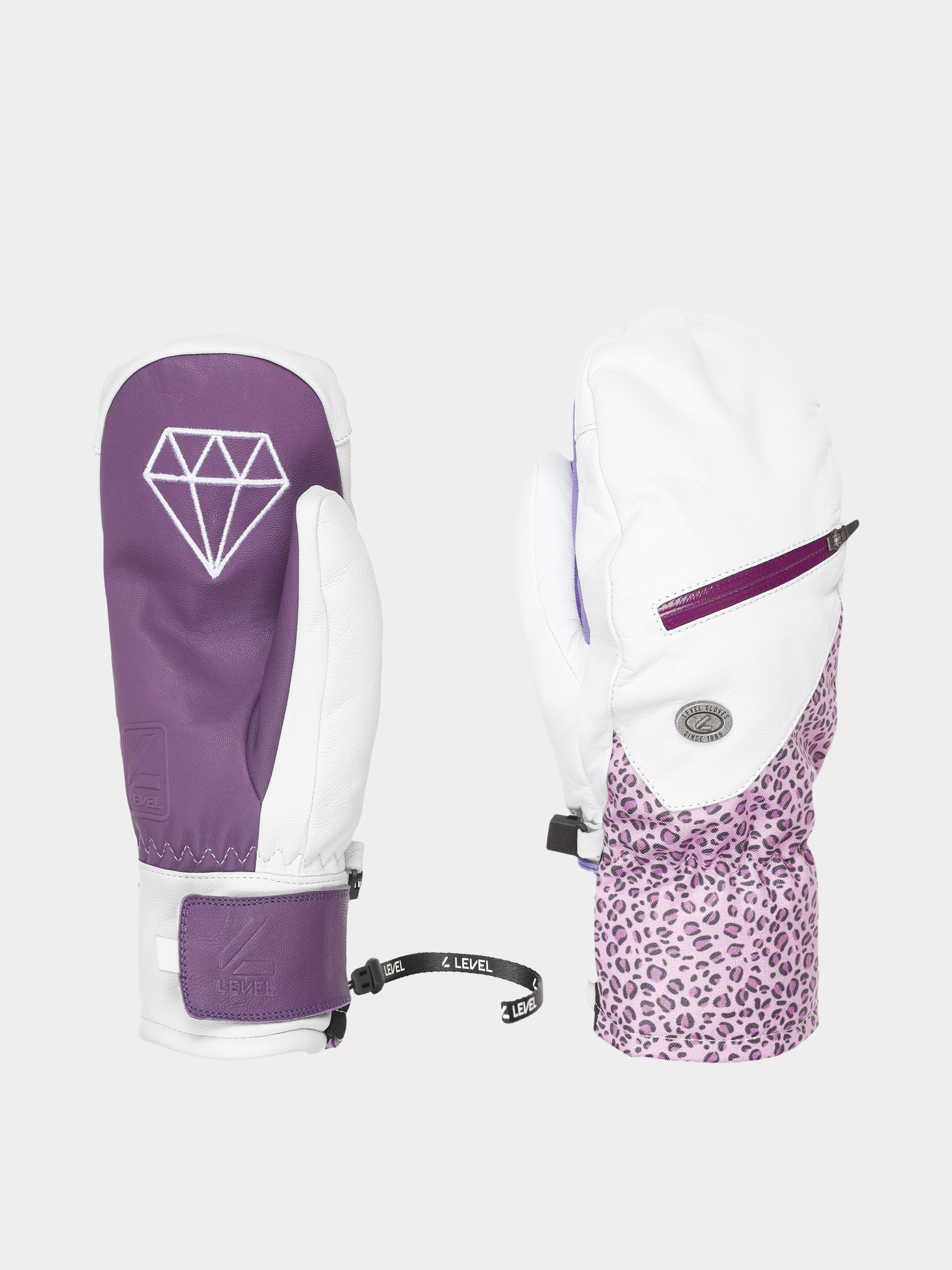 Rukavice Level Pulsar Mitt (pk white)