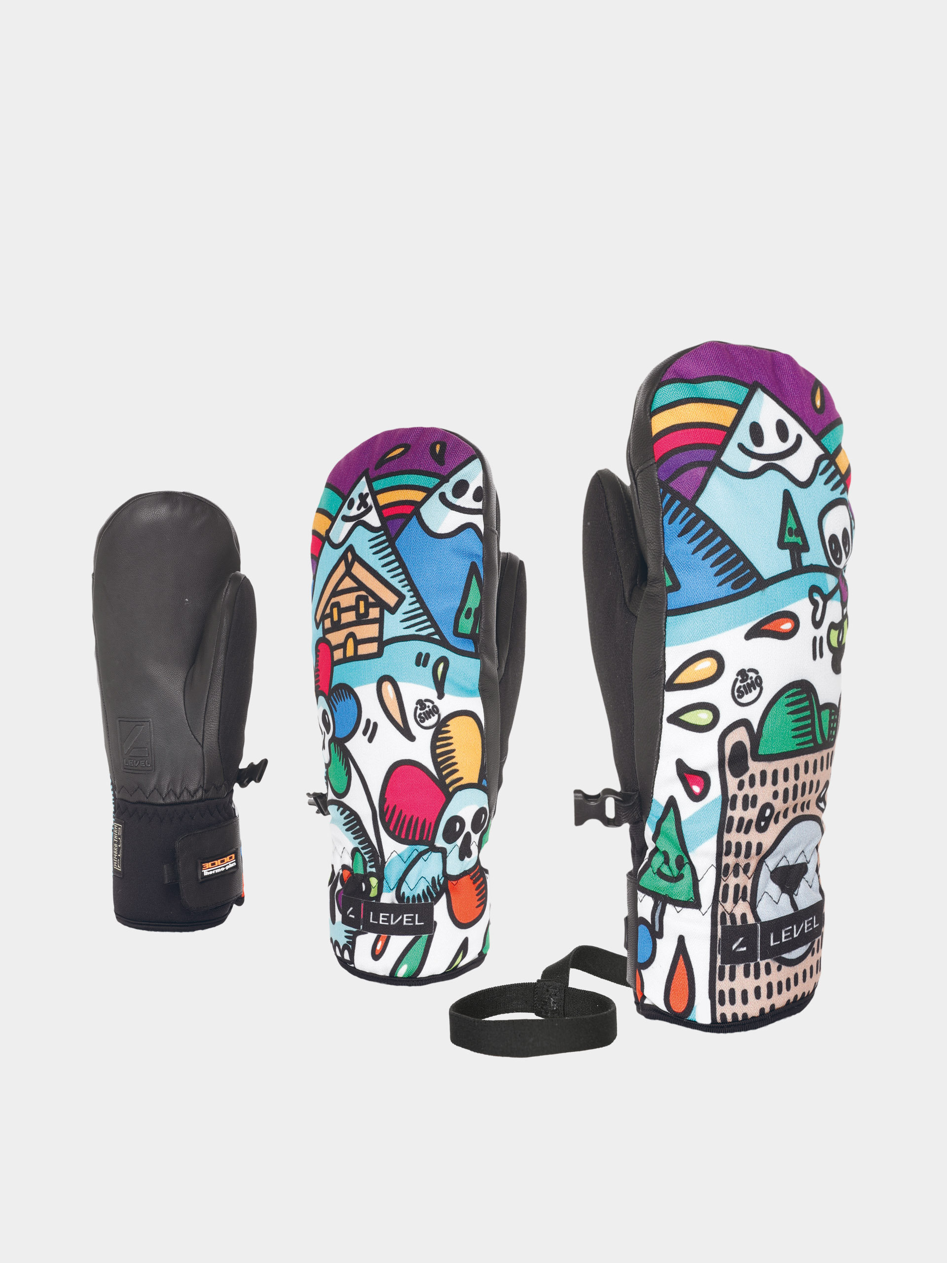 Rukavice Level Vertigo Teen Mitt JR (logos)