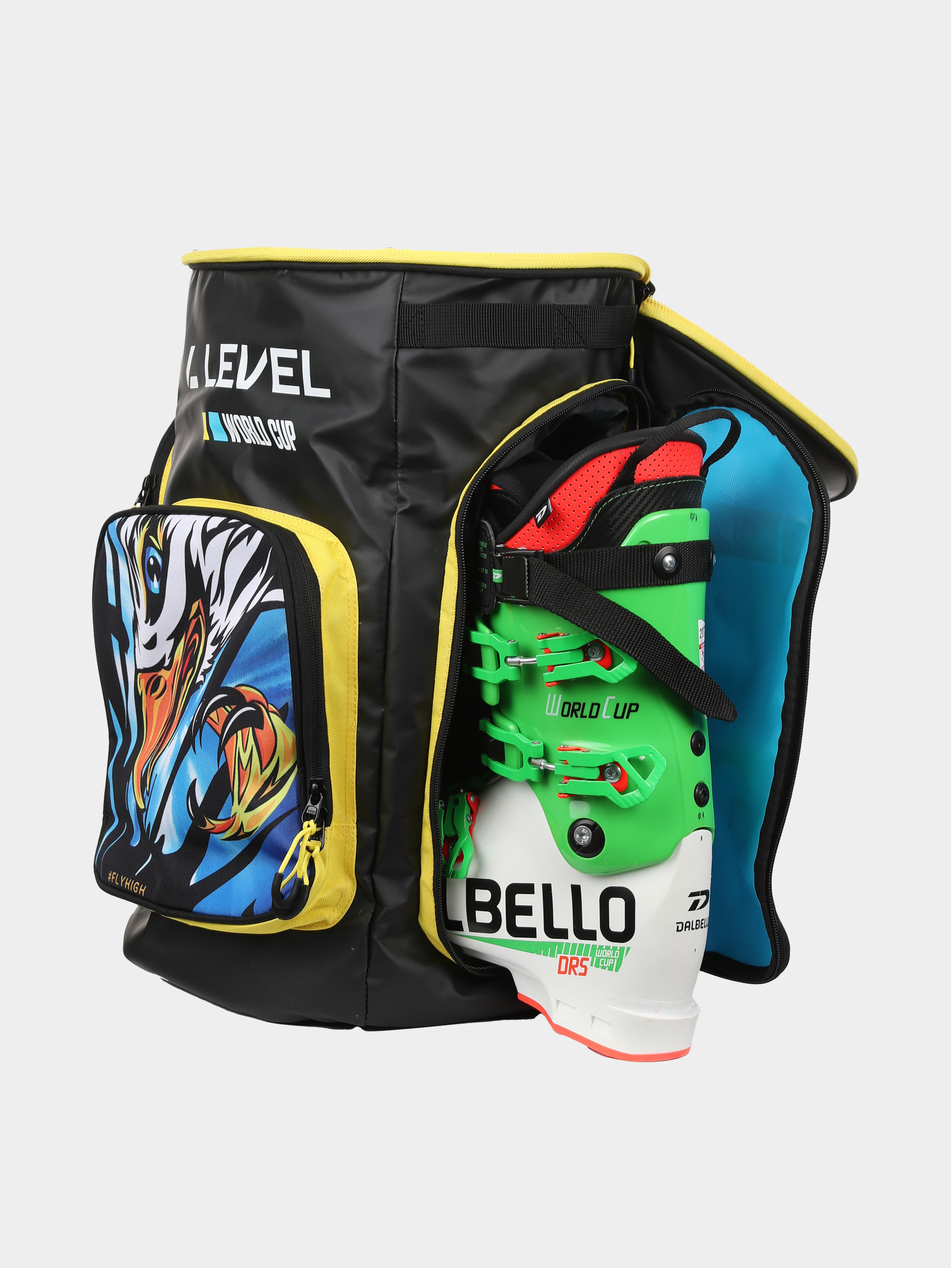 Batoh Level Ski Team 40Lt (yellow blue)