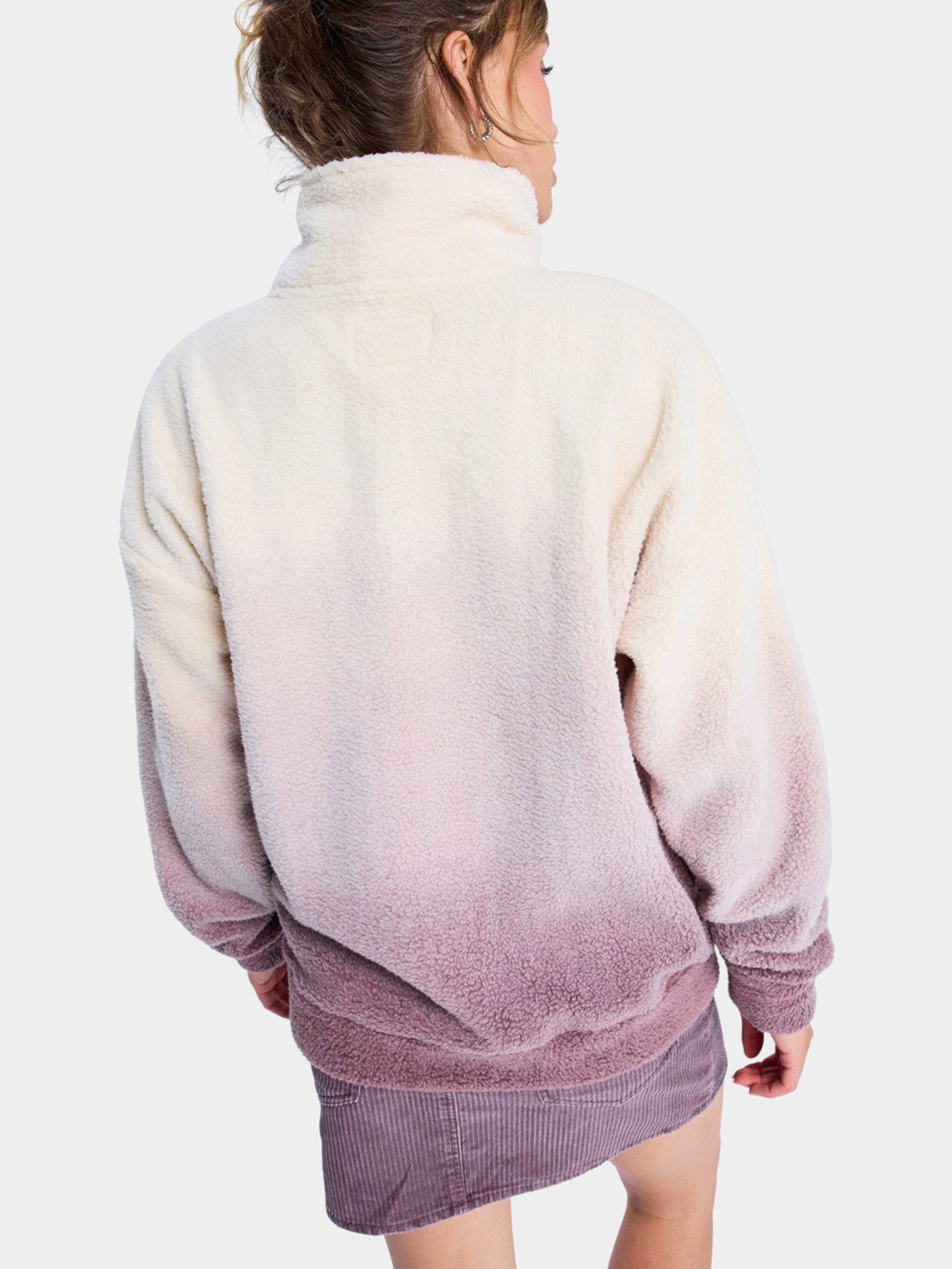 Fleecová mikina Roxy Live Out Loud Gradient Wmn (huckleberry)