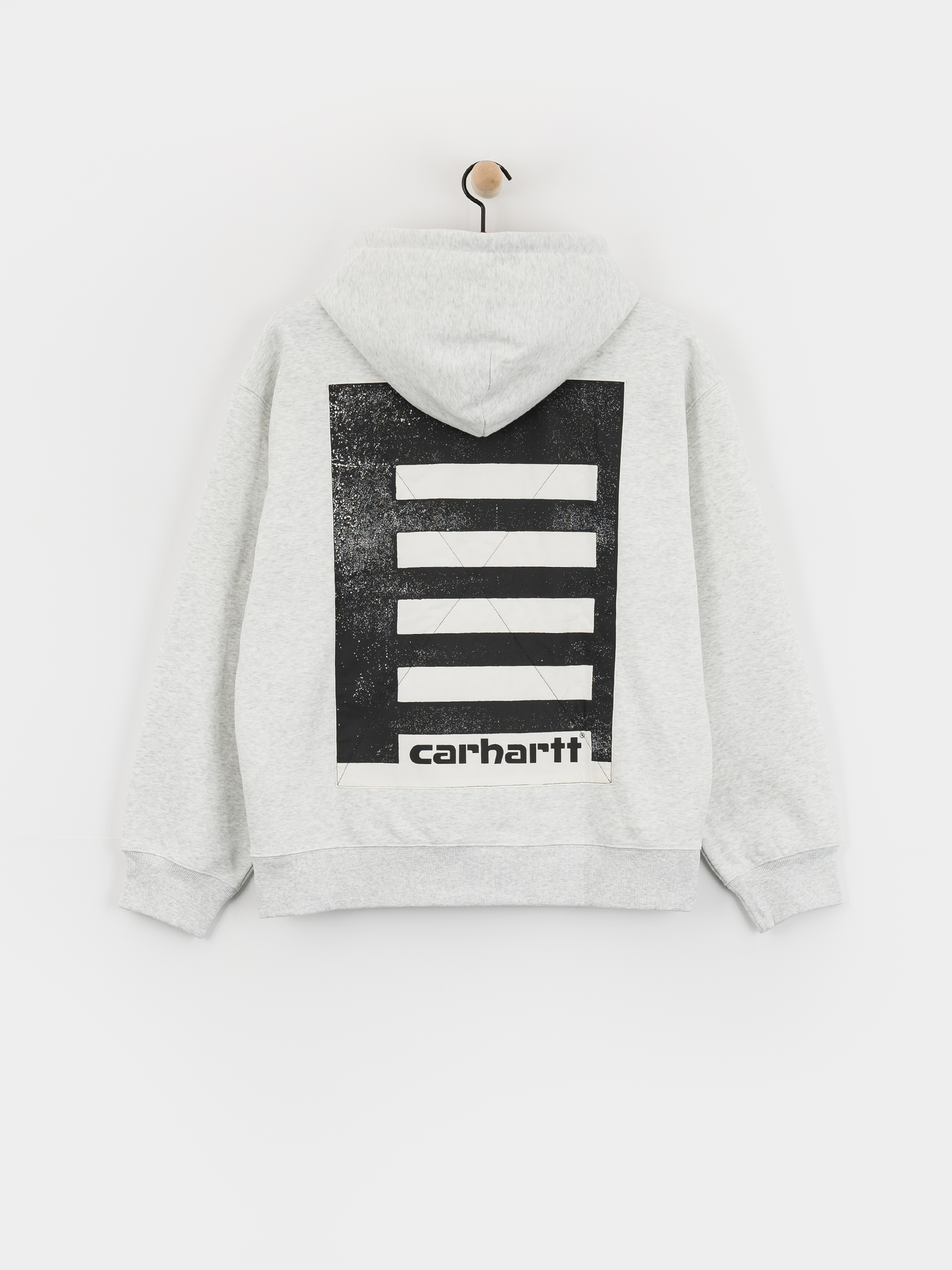 Mikina s kapucí Carhartt WIP Archive Lines ZHD (ash heather)
