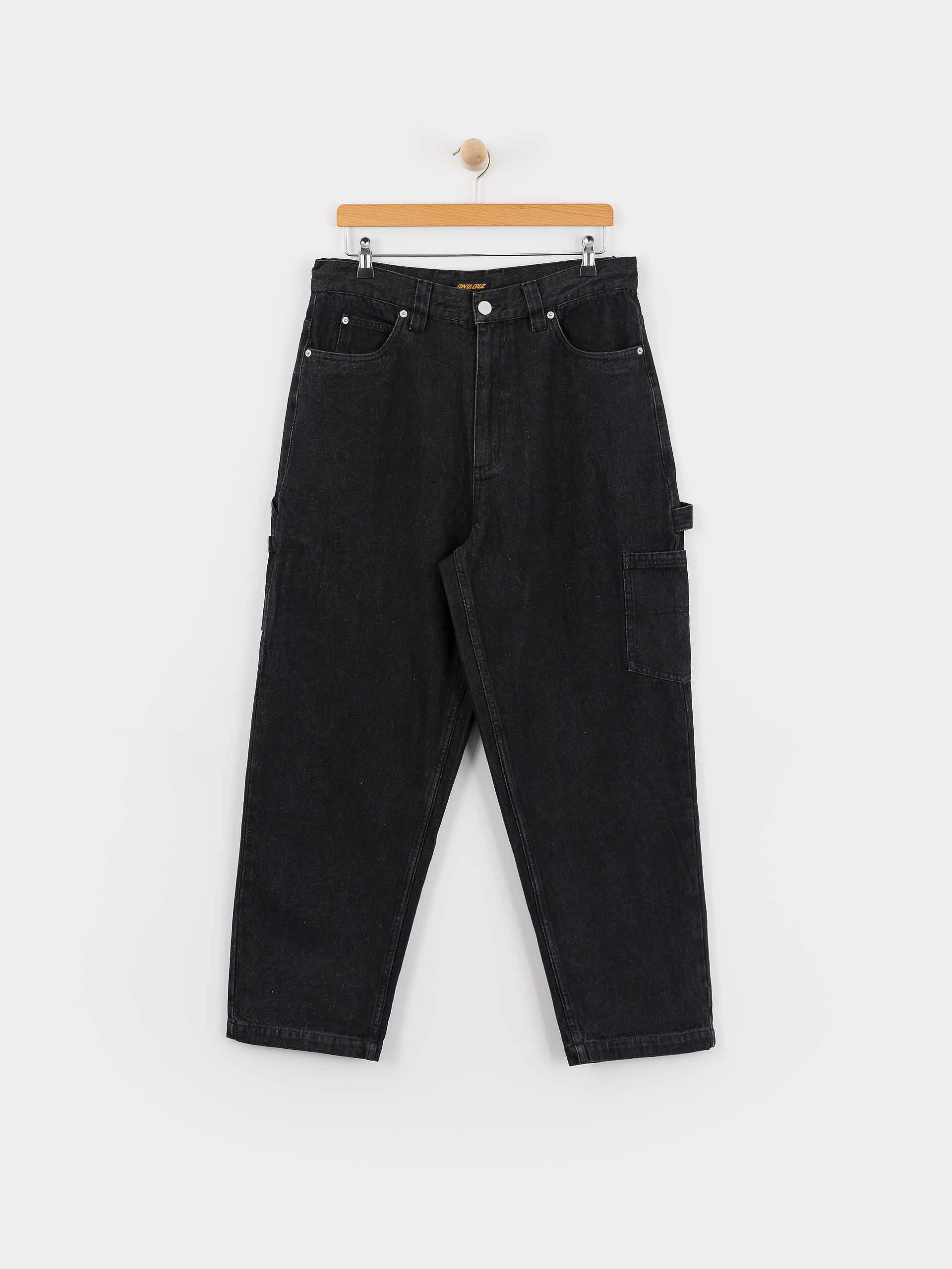 Kalhoty Santa Cruz Carpenter Big (black wash)