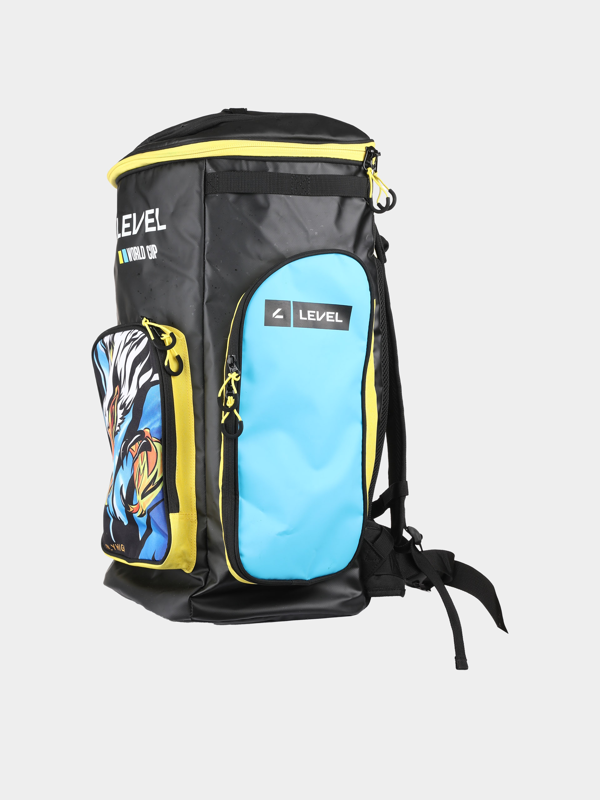 Batoh Level Ski Team Pro 60Lt - modrá, žlutá (yellow blue)