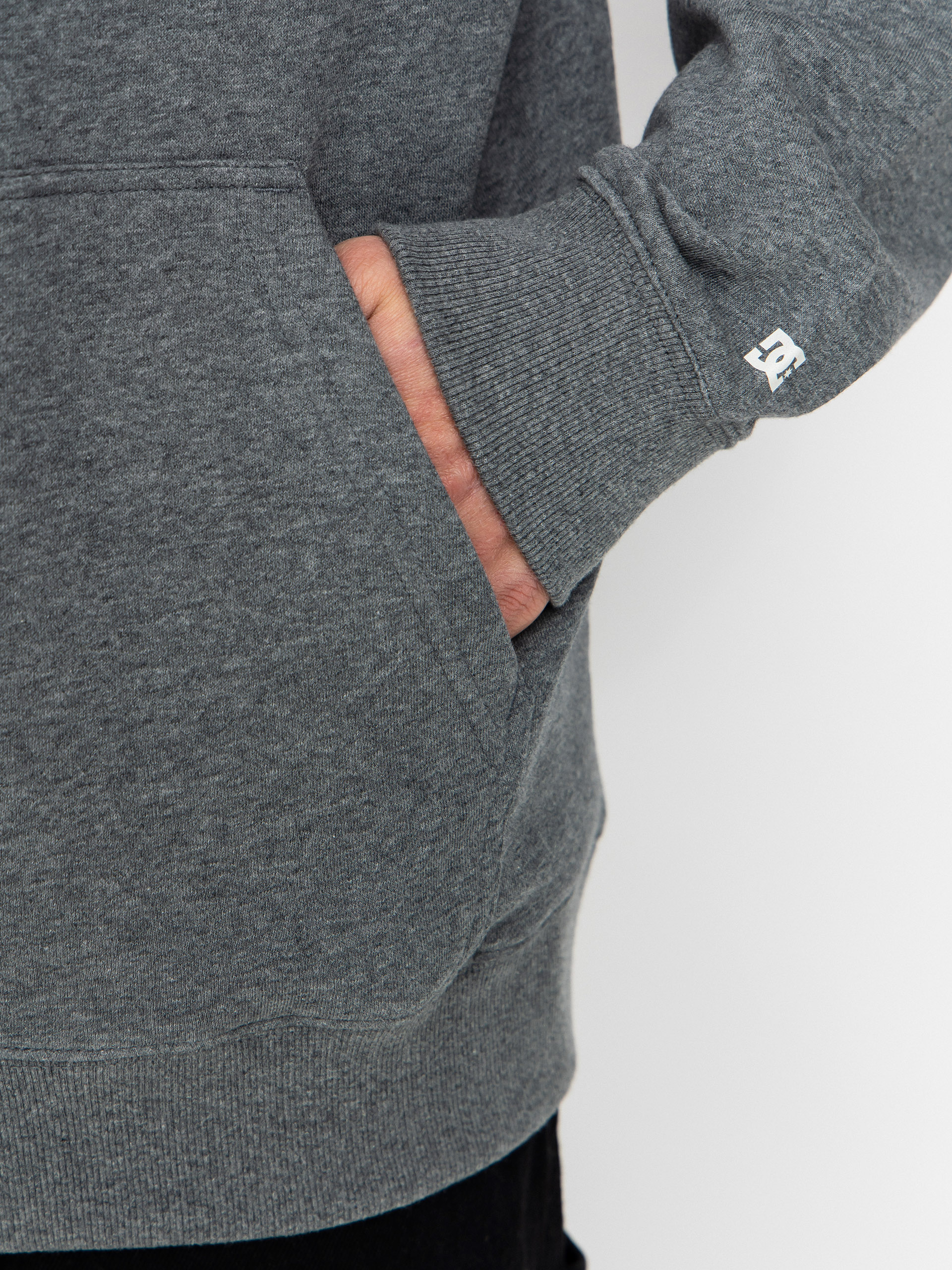 Mikina s kapucí DC Baseline ZHD (dark grey heather)