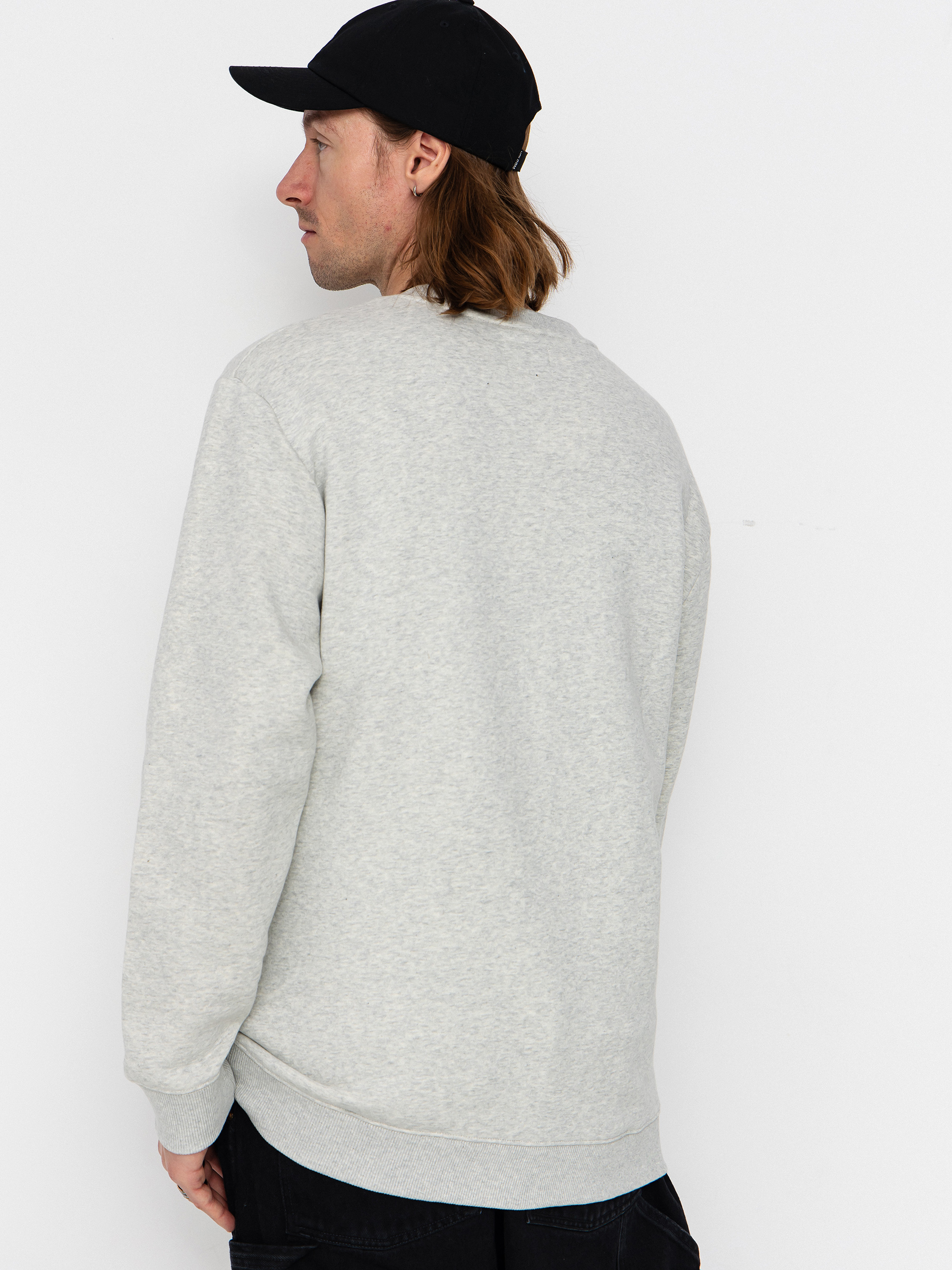 Mikina DC Manteca Tribute Crew (light heather grey)