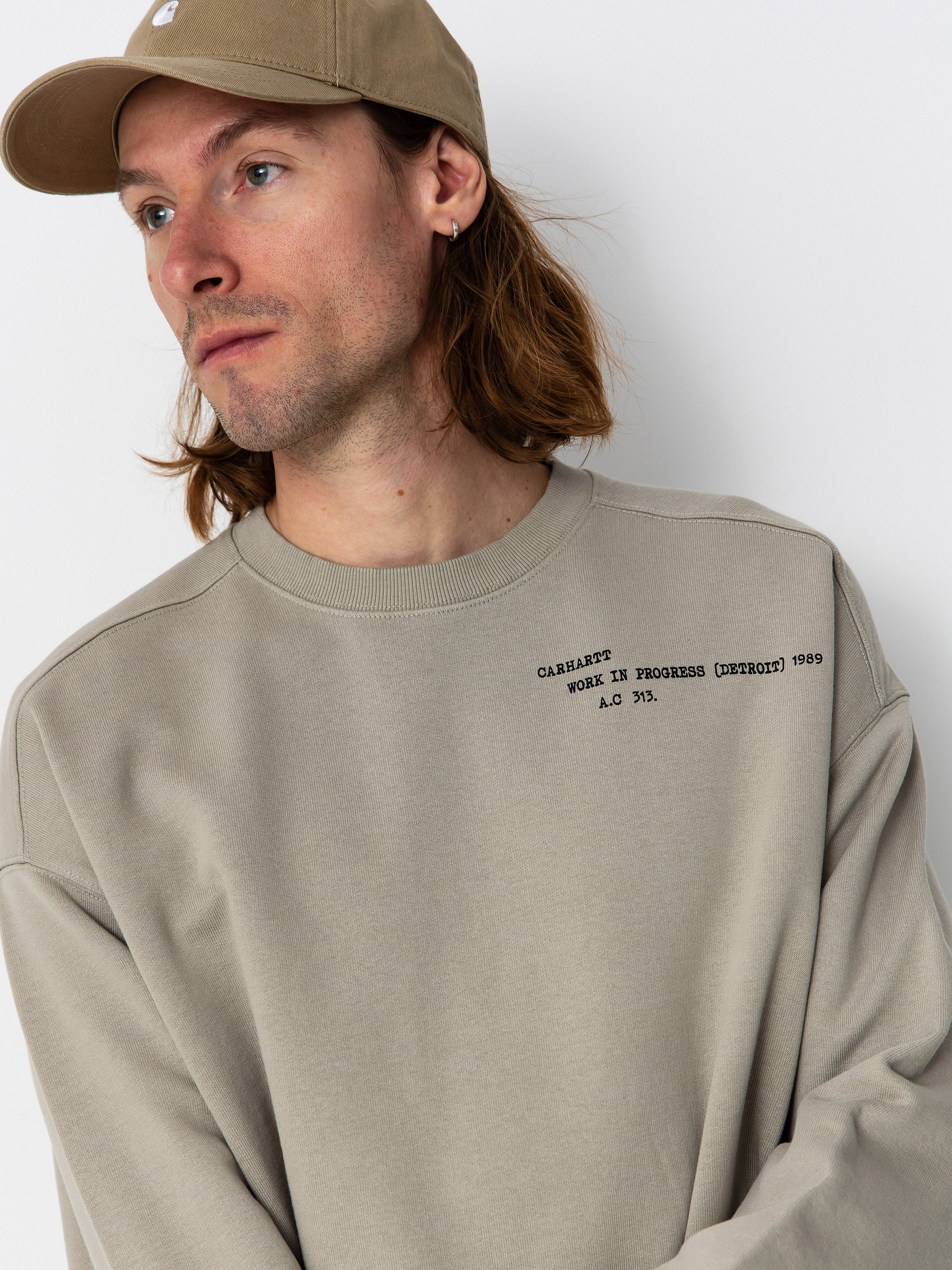 Mikina Carhartt WIP Punched (puddle)