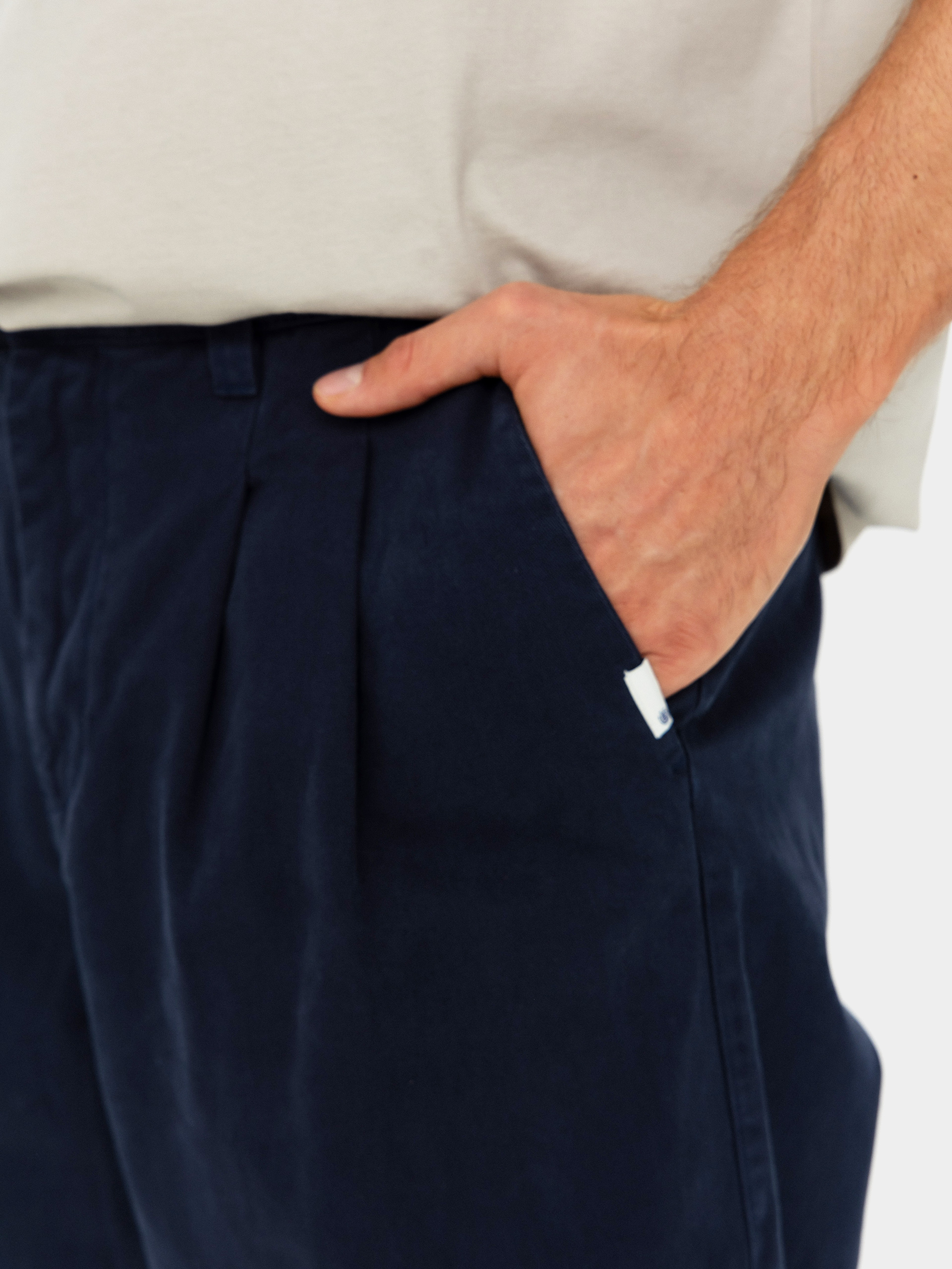Kalhoty Element Big Pleated Chino (eclipse navy)