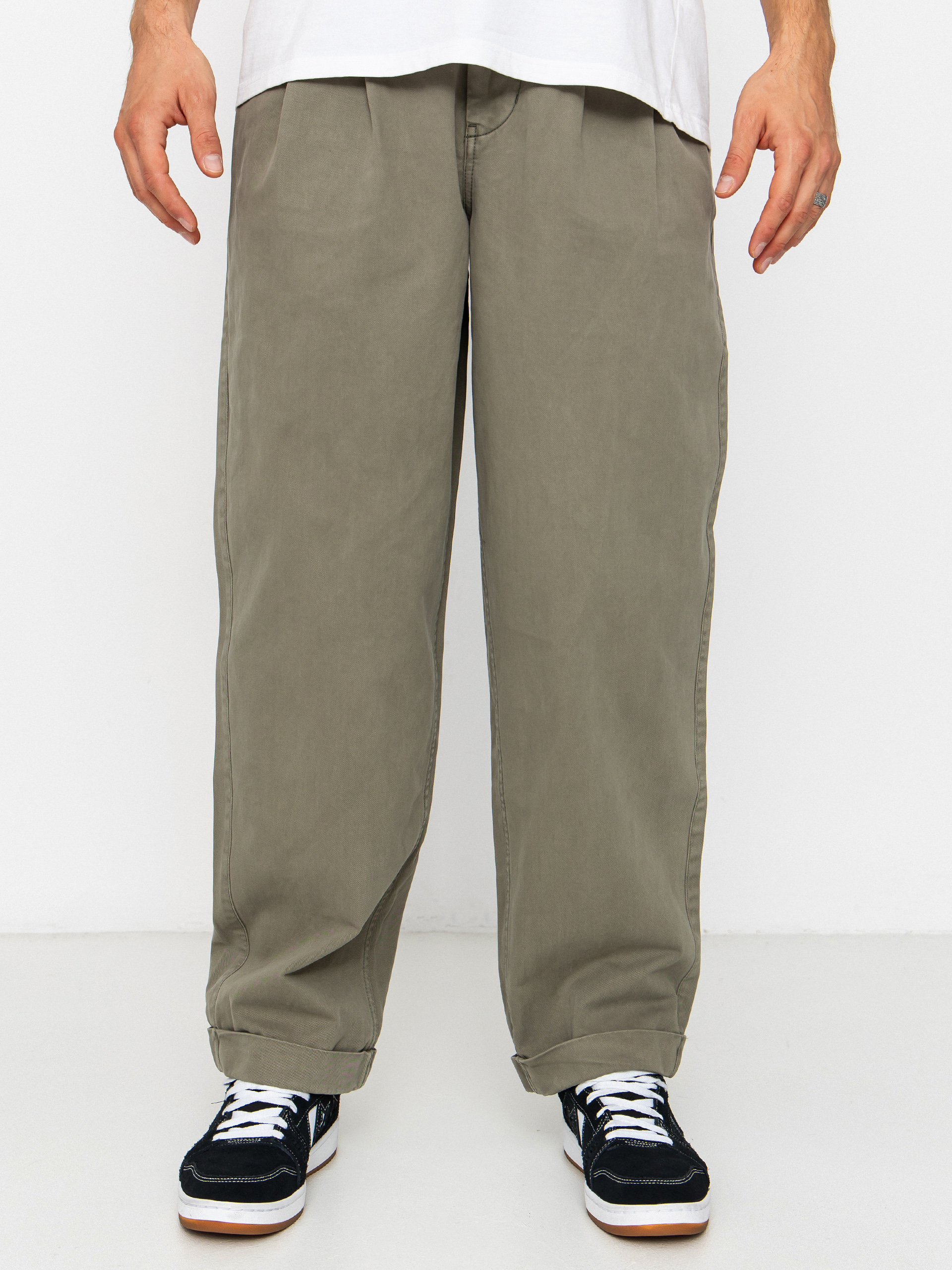 Kalhoty Element Big Pleated Chino (kalamata)