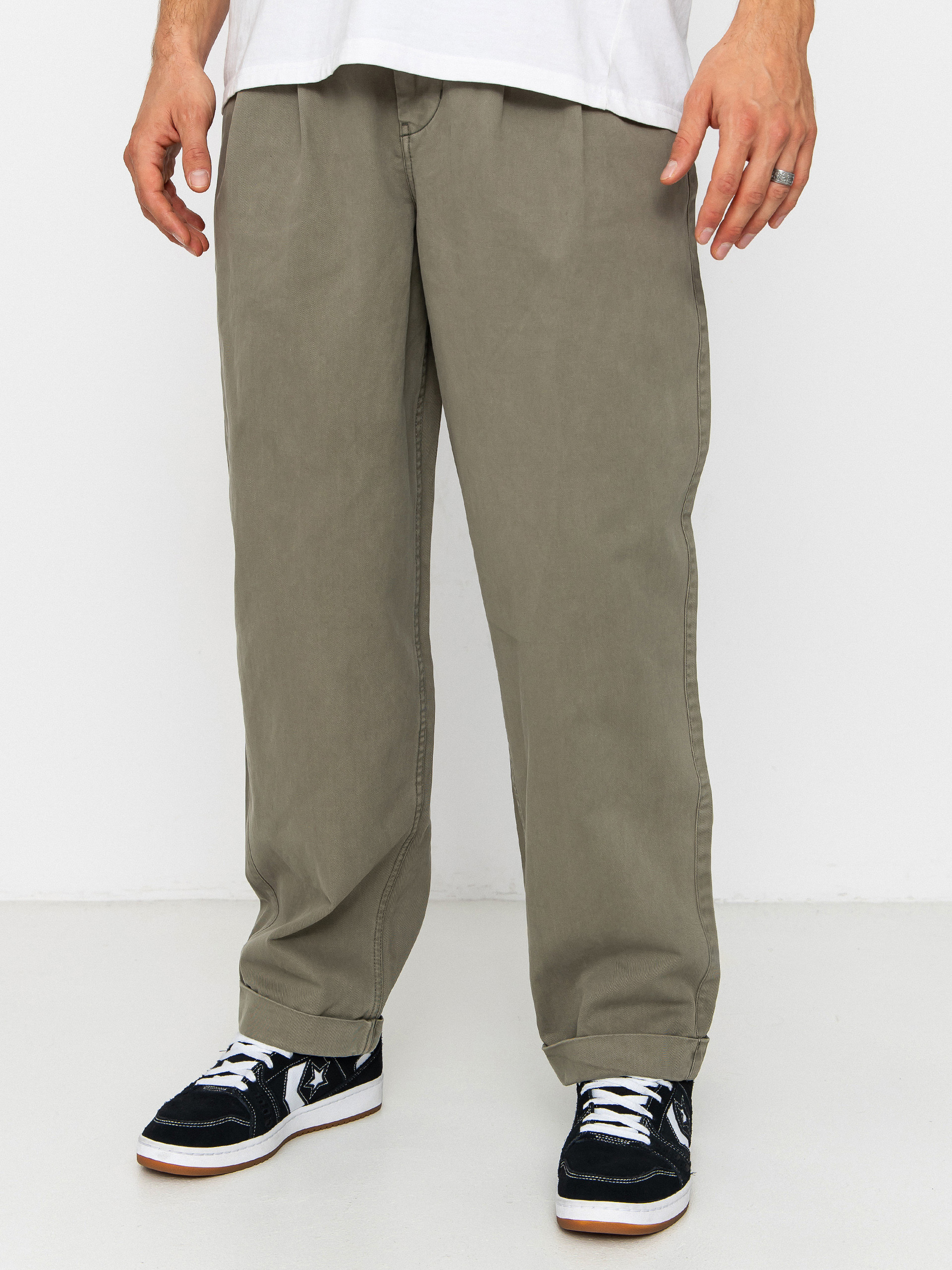 Kalhoty Element Big Pleated Chino (kalamata)