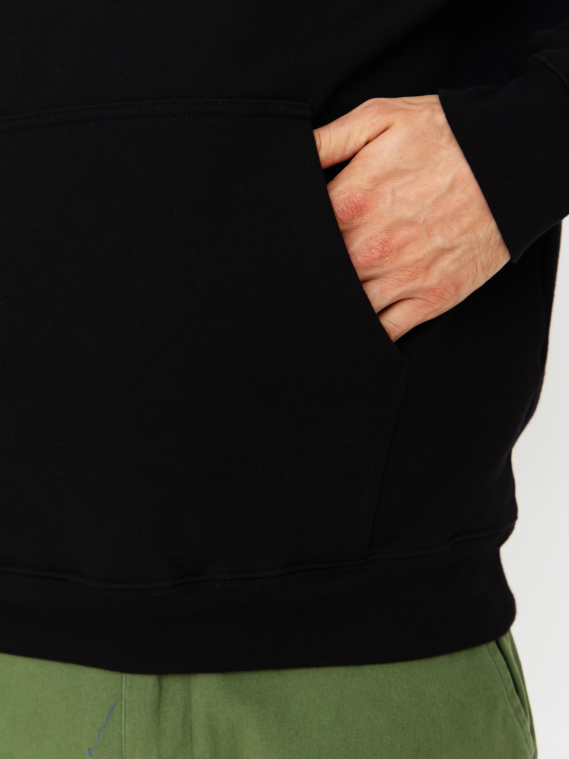 Mikina s kapucí Polar Skate Dave Cut Outs HD (black)