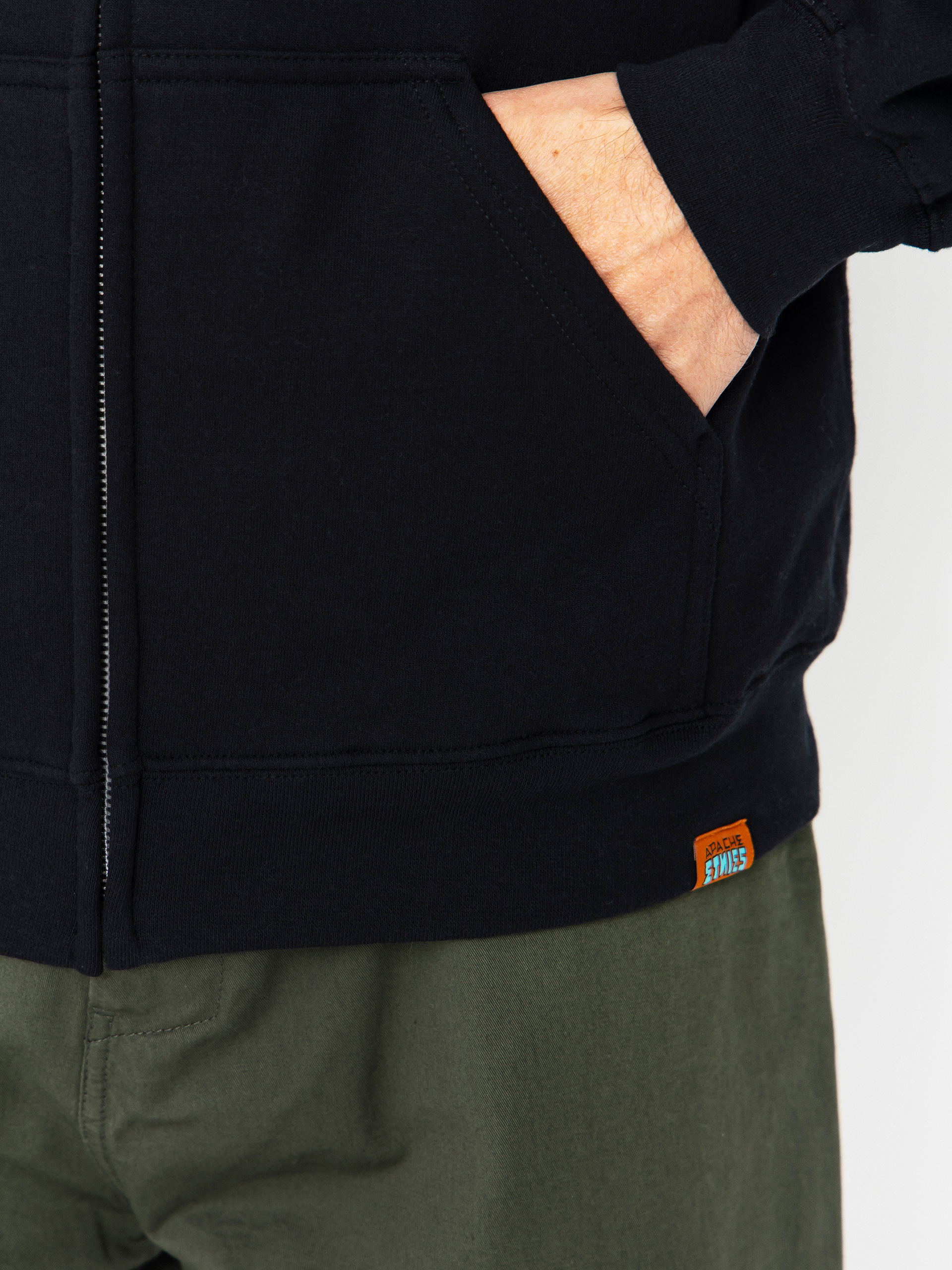 Mikina s kapucí Etnies Etnies X Apache ZHD (black)