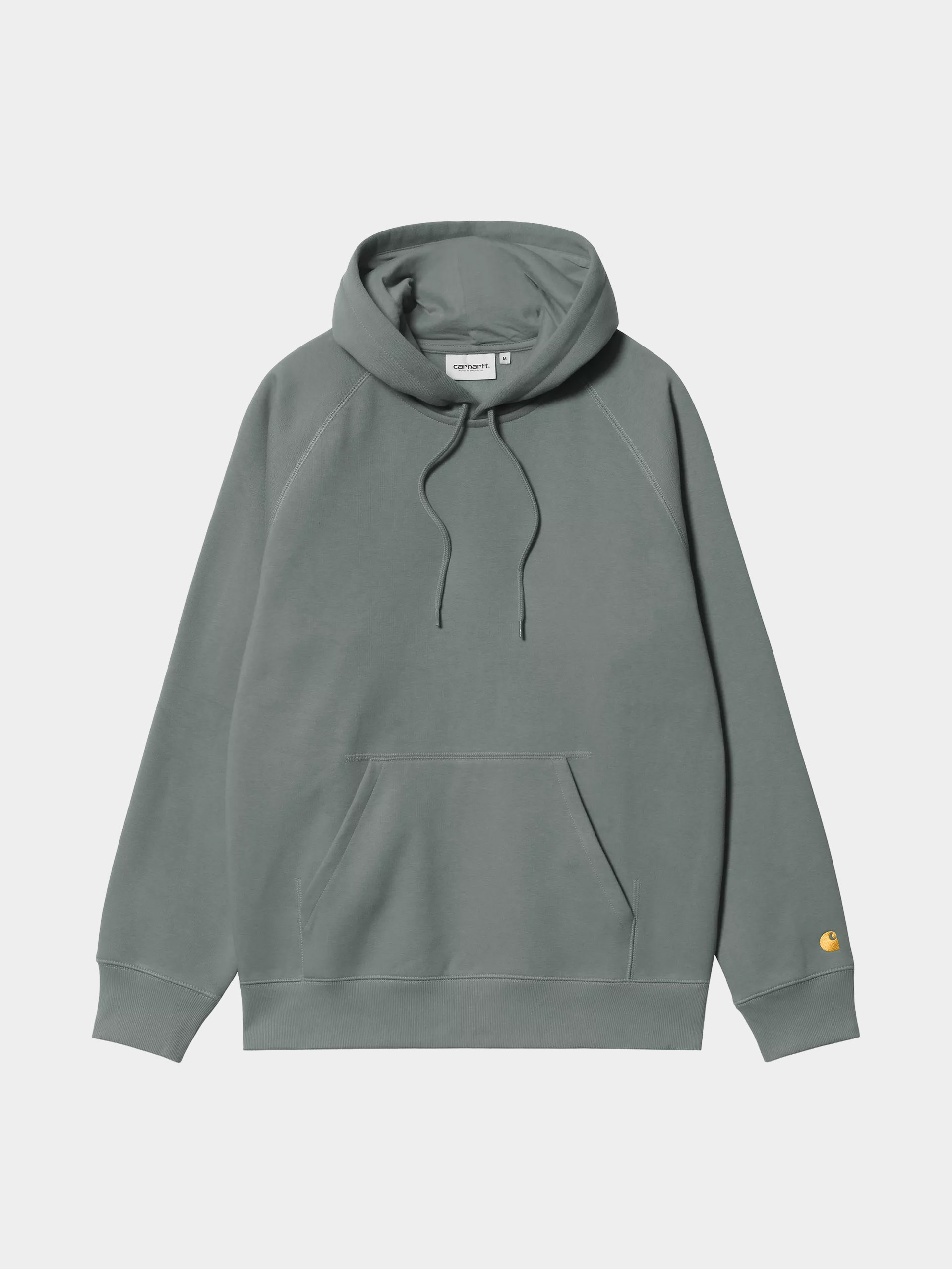 Mikina s kapucí Carhartt WIP Chase HD (velvet green/gold)