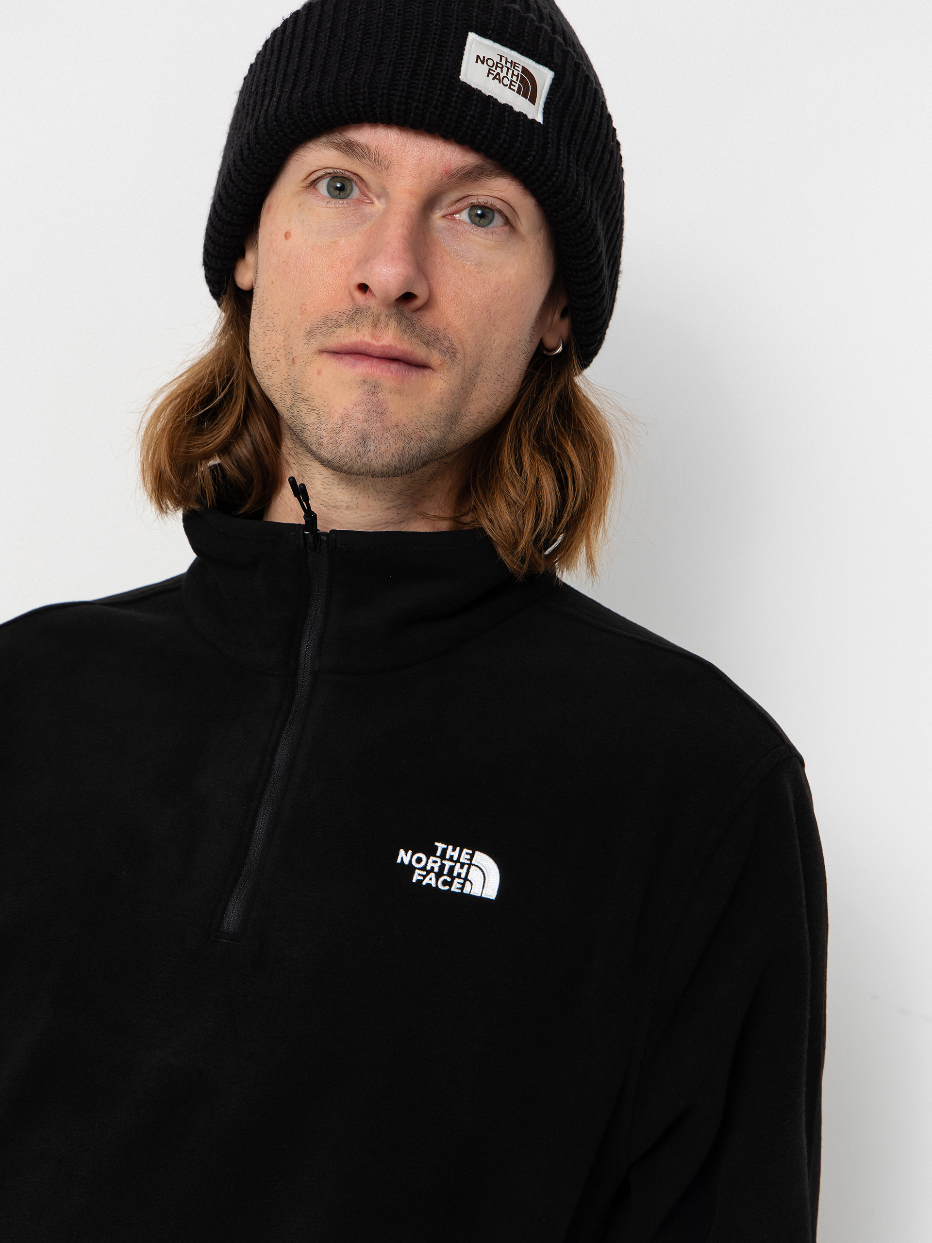 Pánský Fleecová mikina The North Face Glacier FLC 1/4 Zip (tnf black)