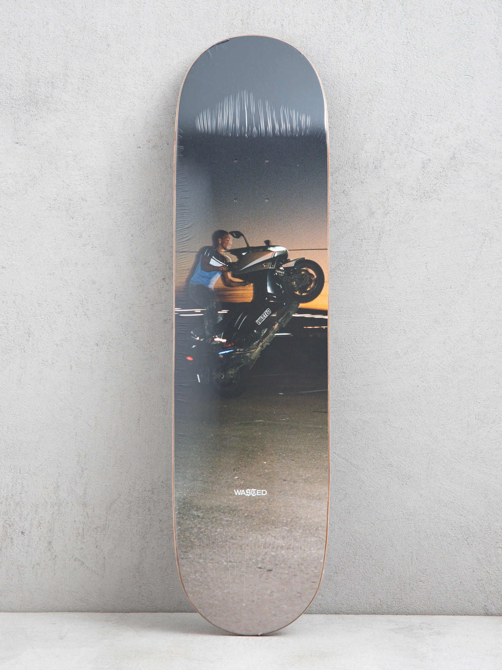 Deska Wasted Paris Monsieur Bonheur X Wasted Board (black)