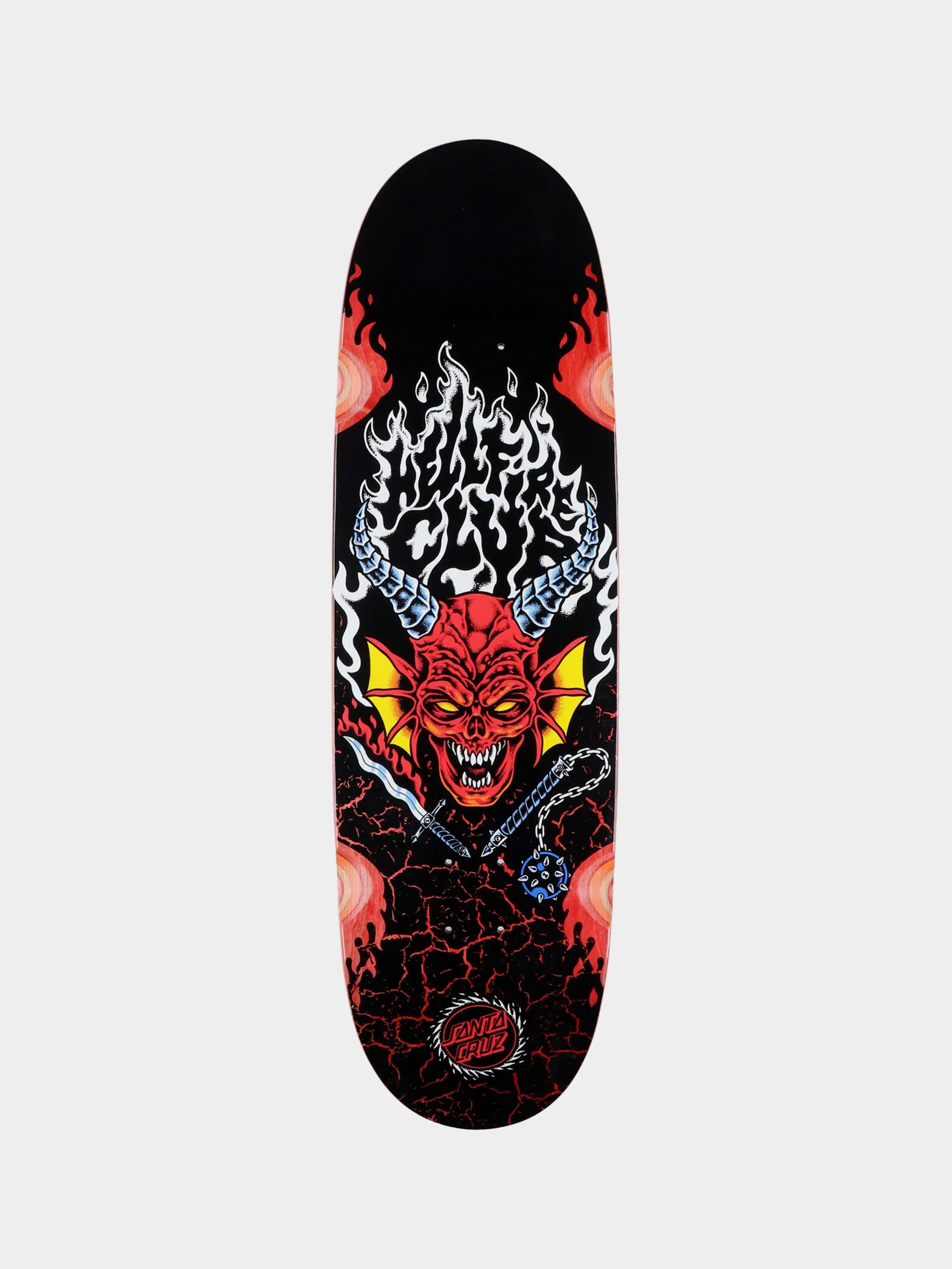 Deska Santa Cruz X Stranger Things Hellfire Club Flames