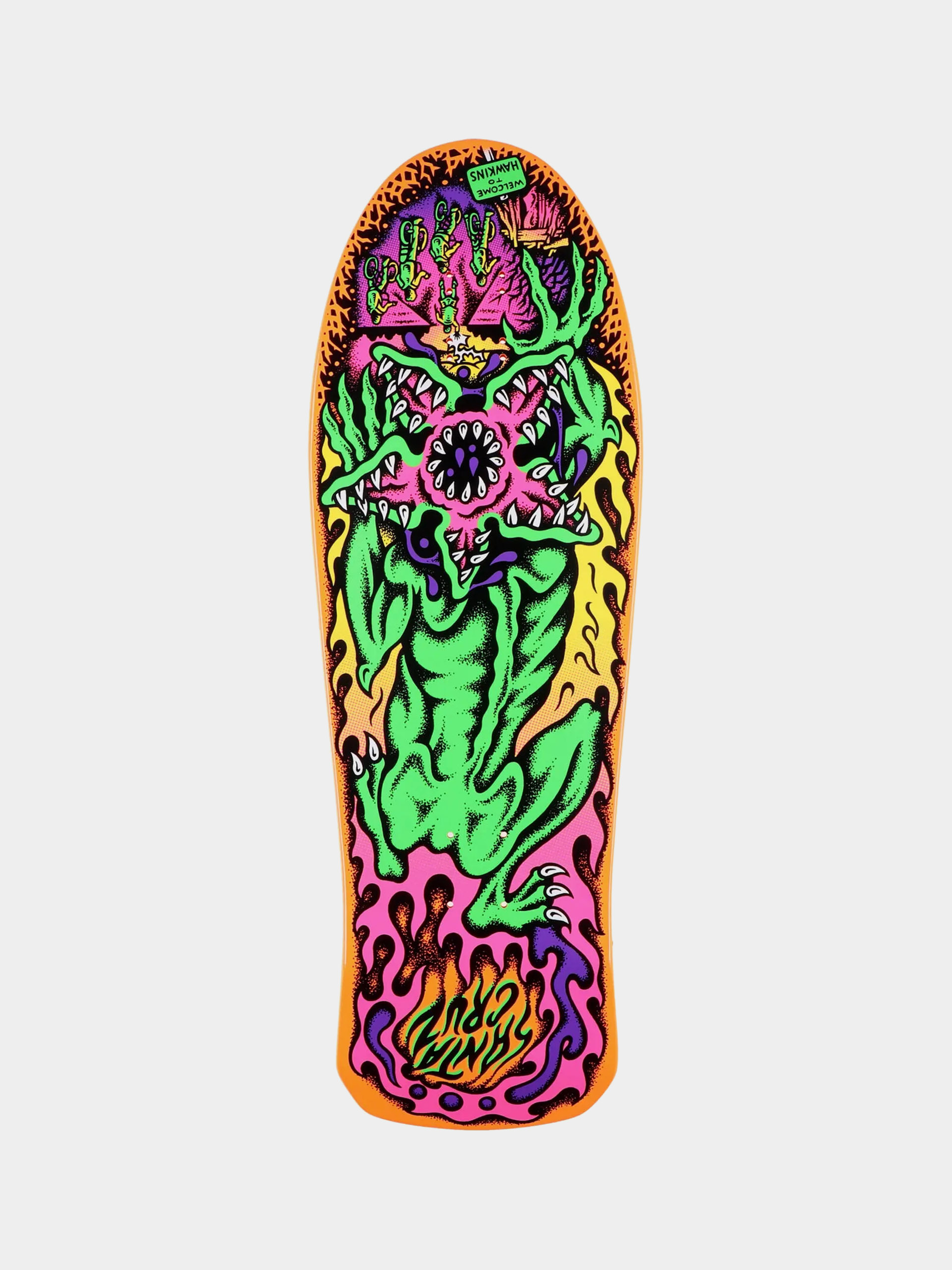 Deska Santa Cruz X Stranger Things Salba Demogorgon
