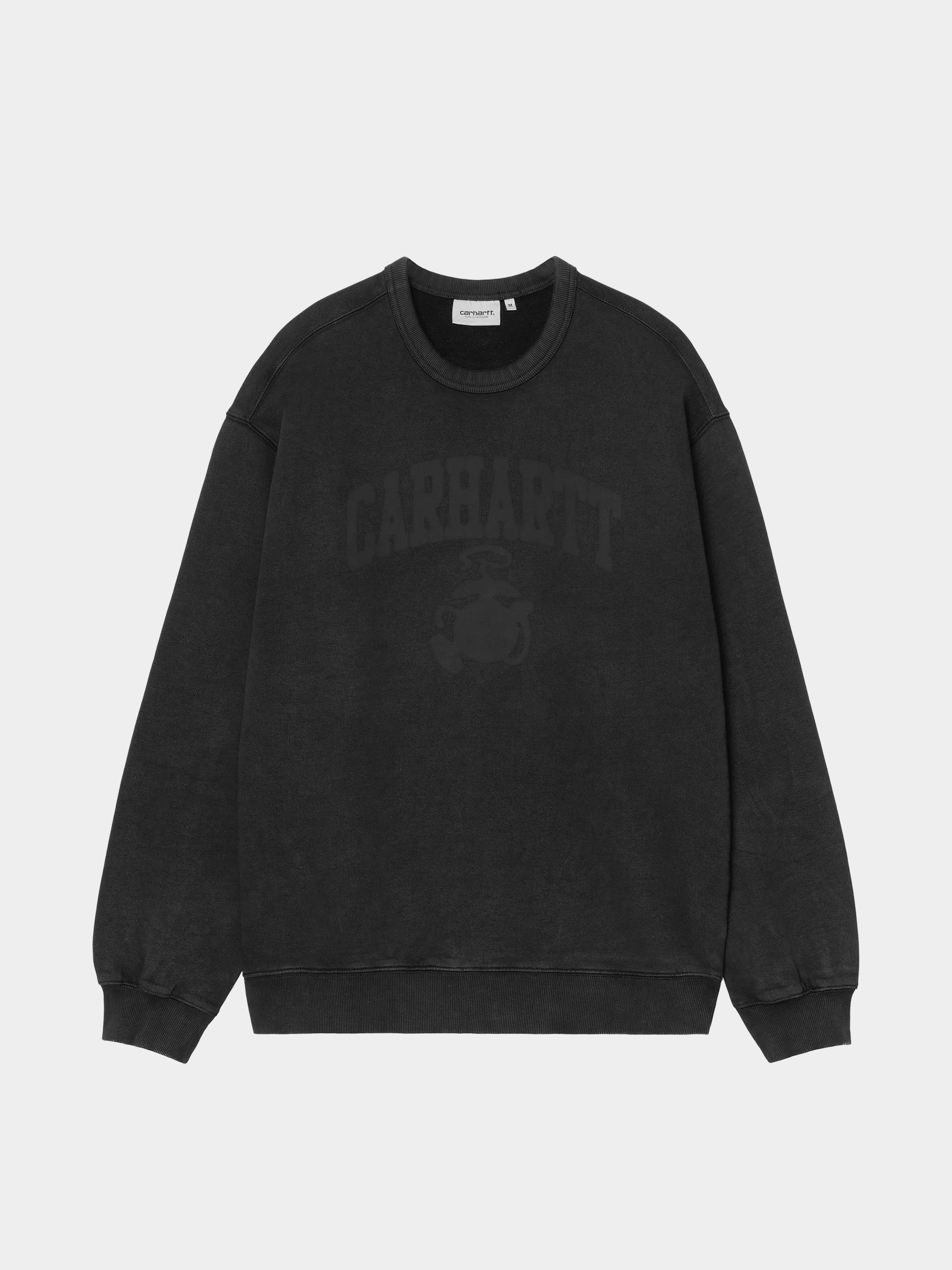 Mikina Carhartt WIP Faded Pond Corps (black)