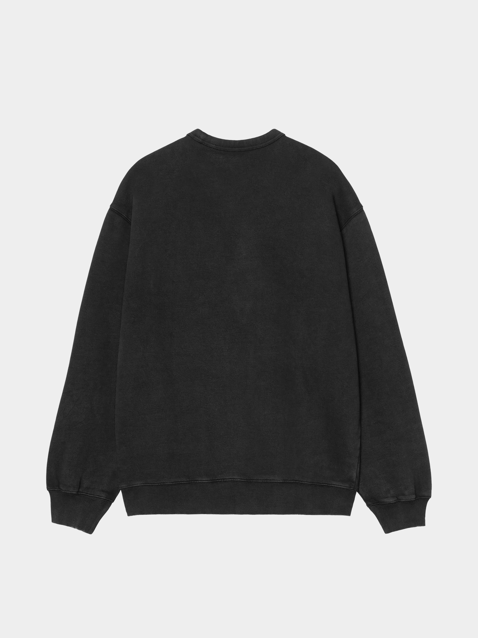 Mikina Carhartt WIP Faded Pond Corps (black)