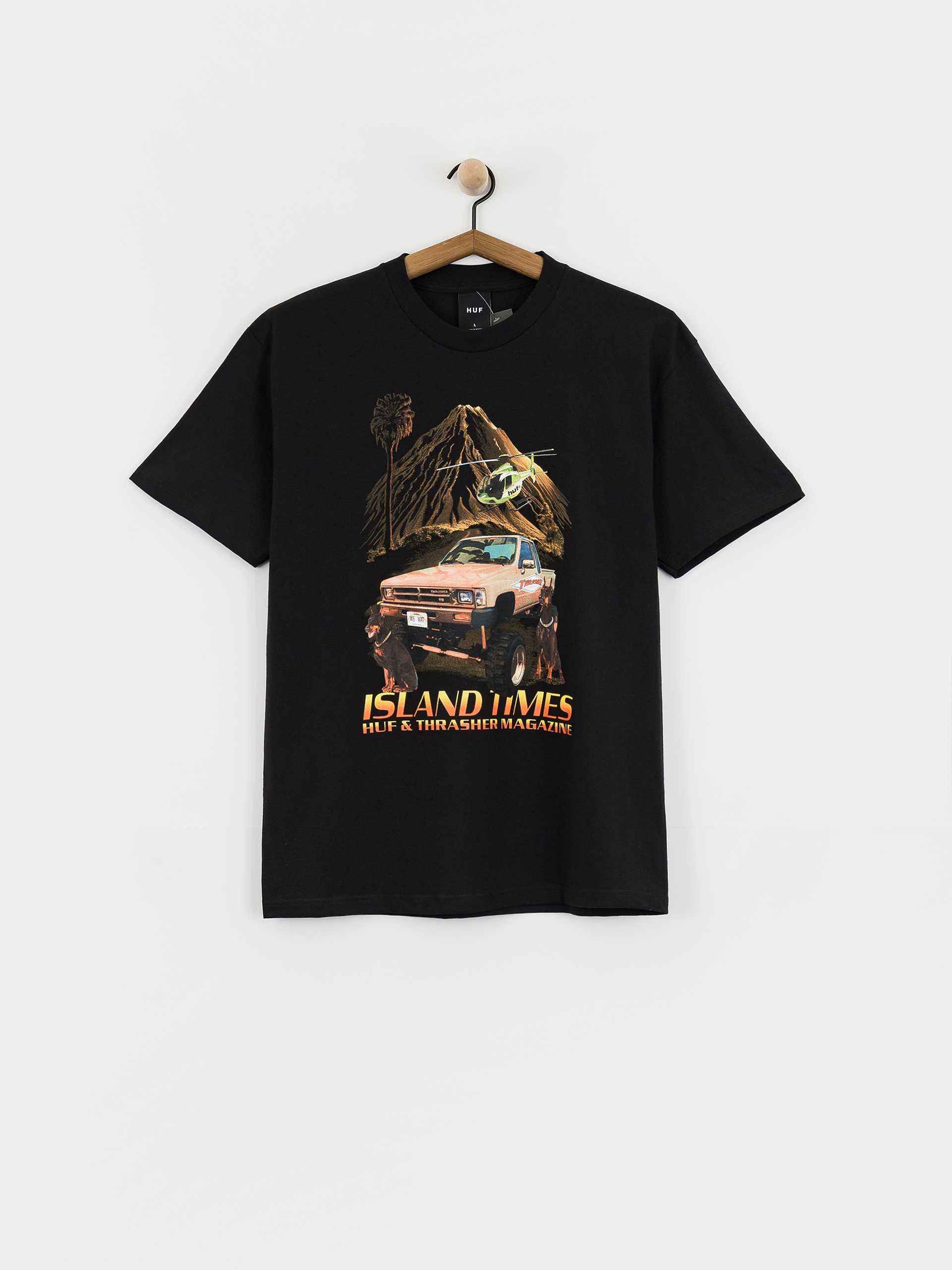 Tričko HUF X Thrasher Island Times