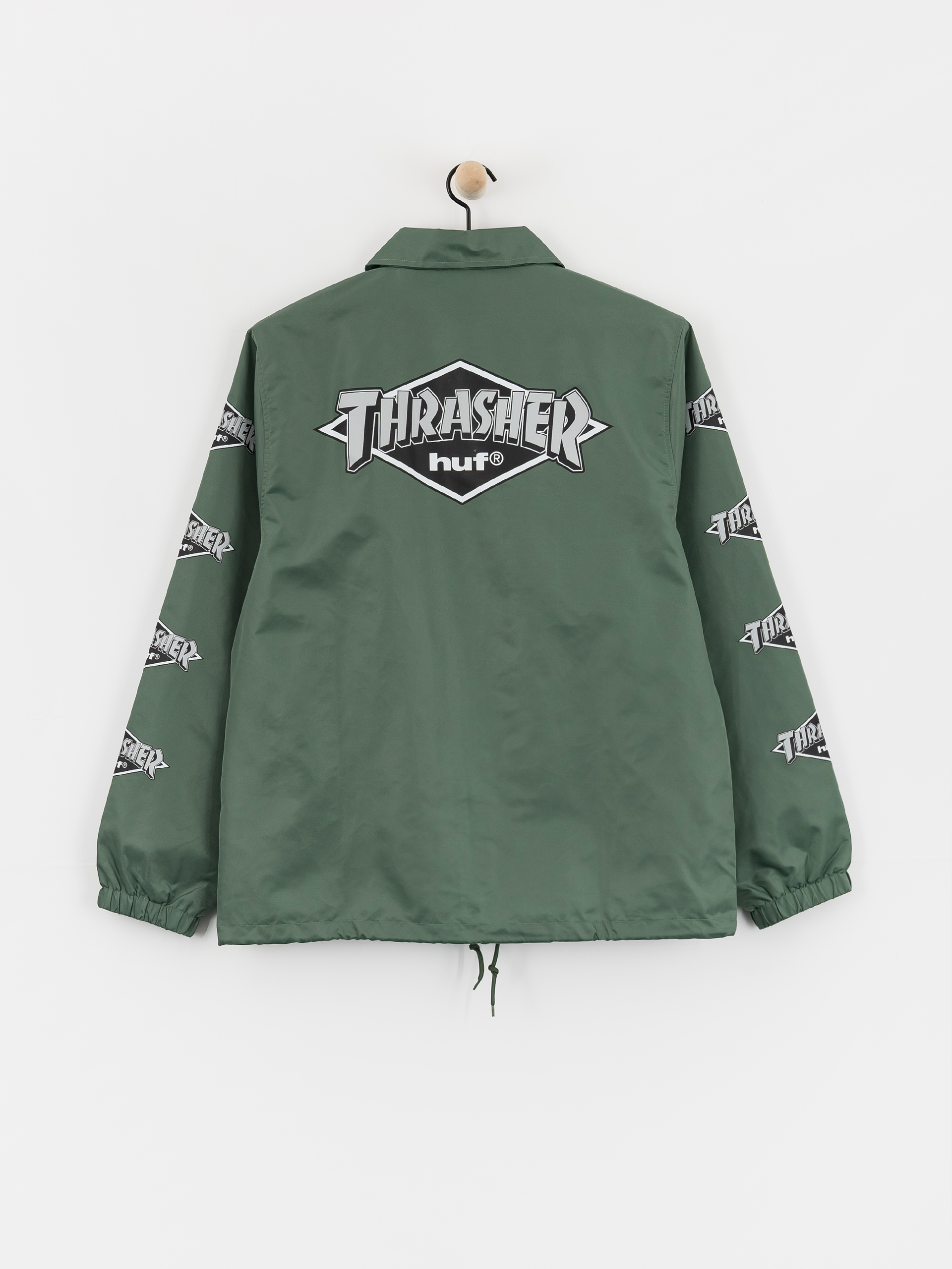 Bunda HUF X Thrasher Logo (forest green)