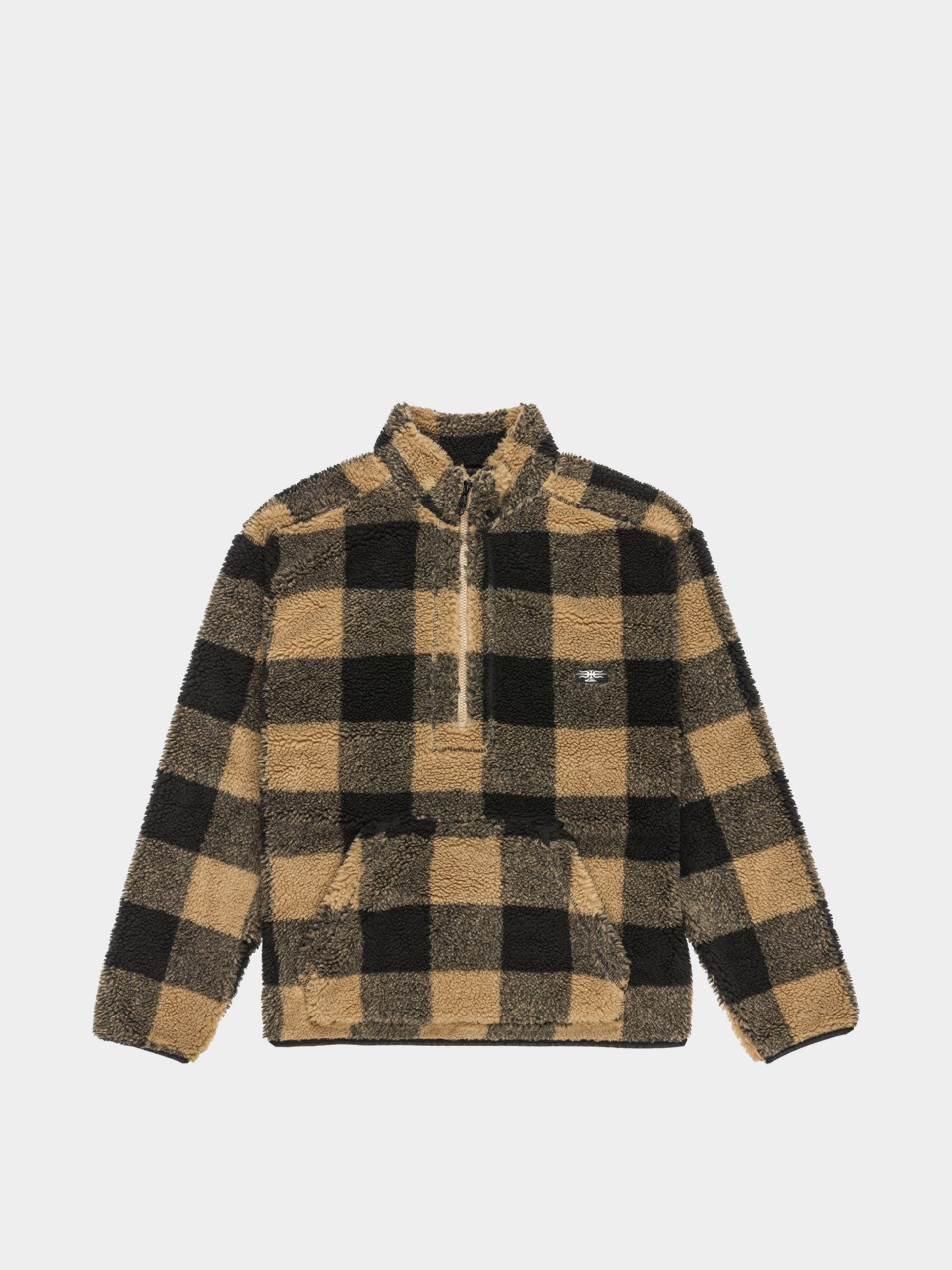 Fleecovu00e1 mikina Quiksilver Mercury Woodlands Sherpa (woodlands elmwood)