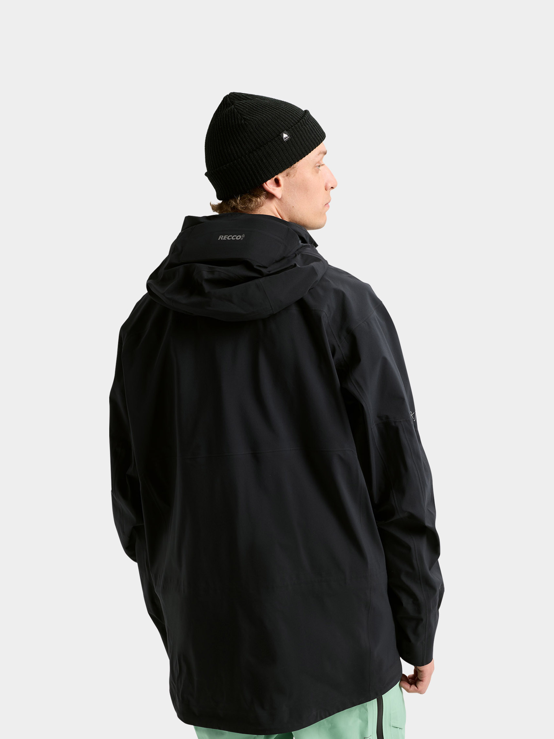 Pánská Snowboardová bunda Burton Ak Gore Tex Hover Stretch 3L (true black)