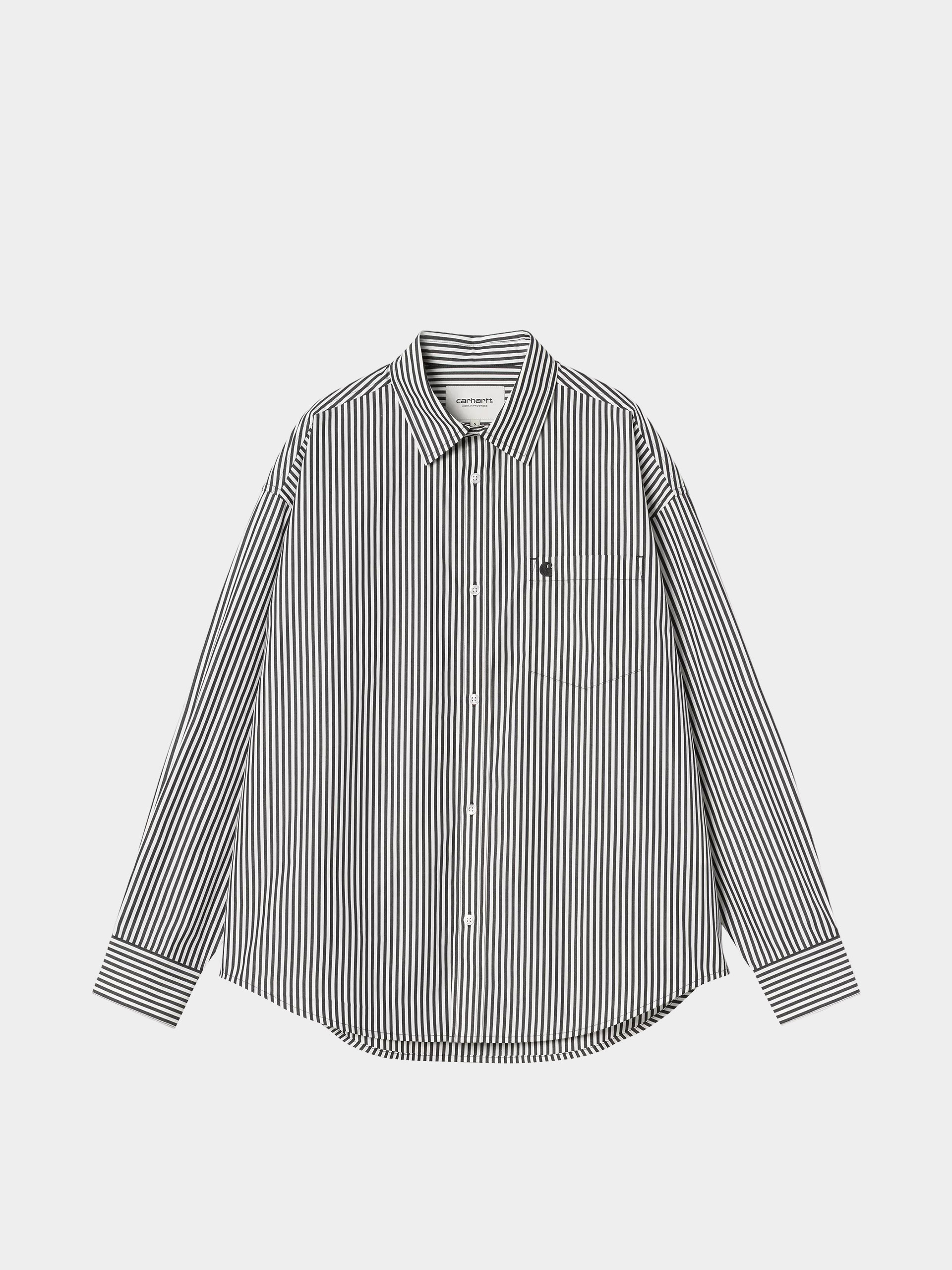 Košile Carhartt WIP Daldry Wmn (daldry stripe/black/wax)
