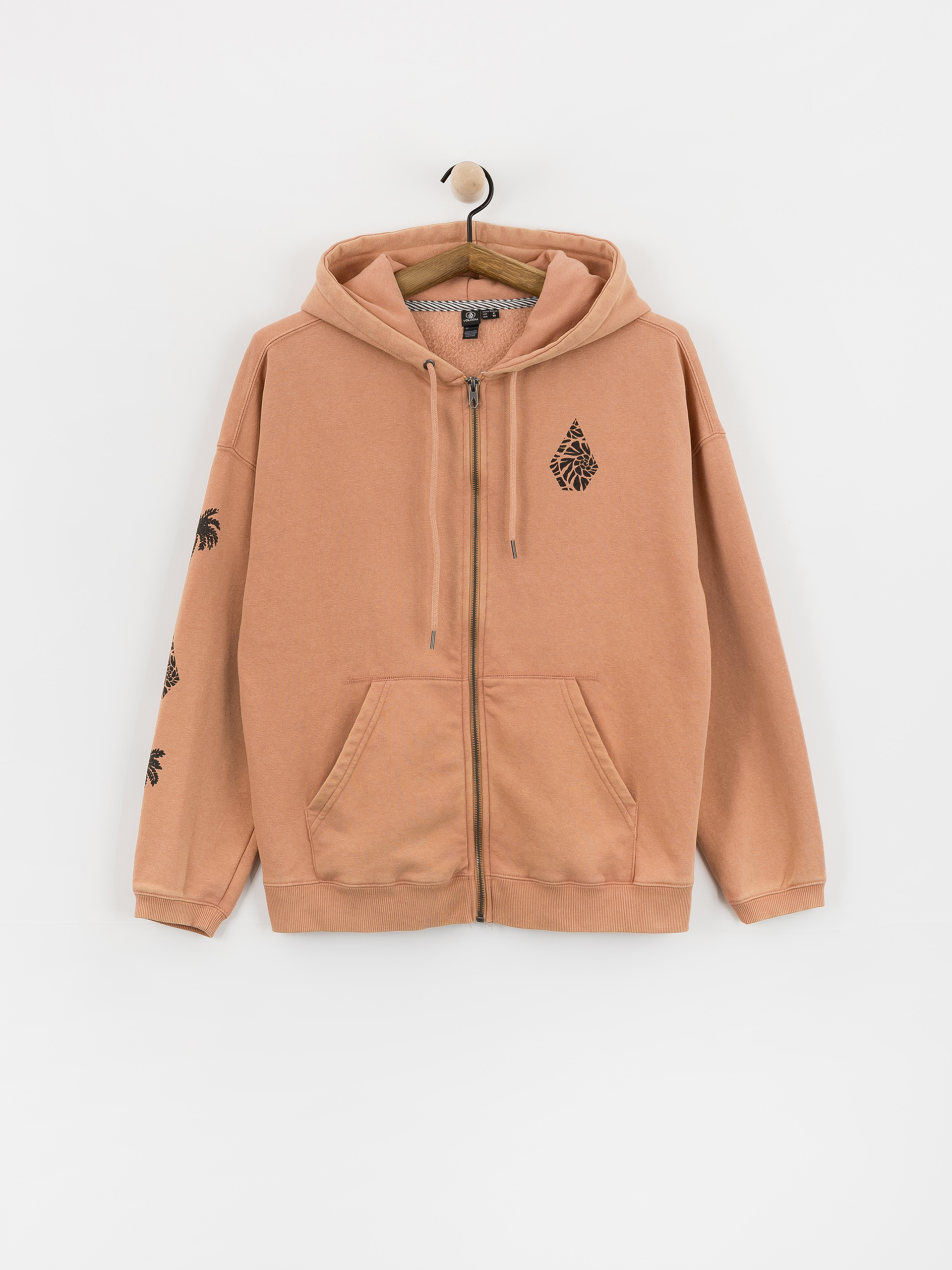 Mikina Volcom Stone Art Up Zip Wmn (sand brown)